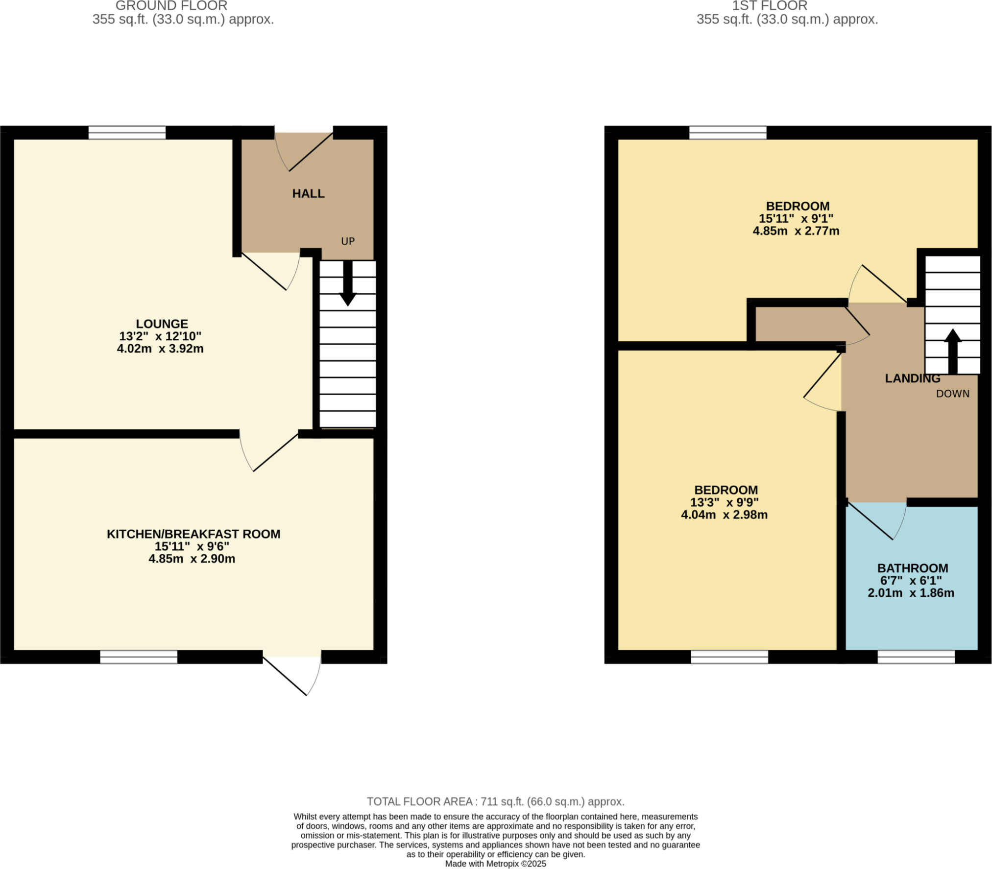 28 Buttermere, Wellingborough NN8 3ZA floorplan