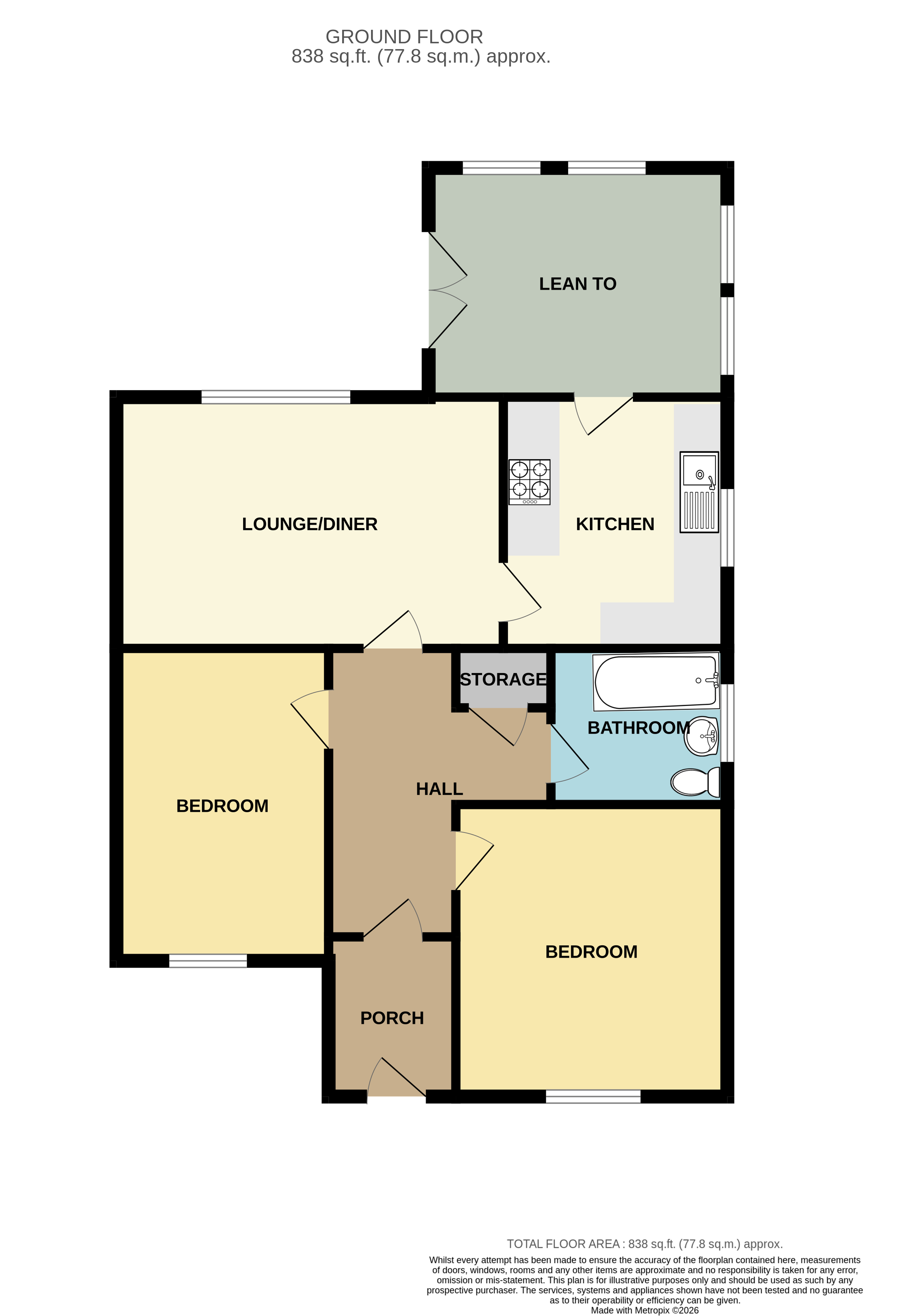 5 Eastwick Crescent, Stoke-On-Trent, Staffordshire ST4 8PU floorplan