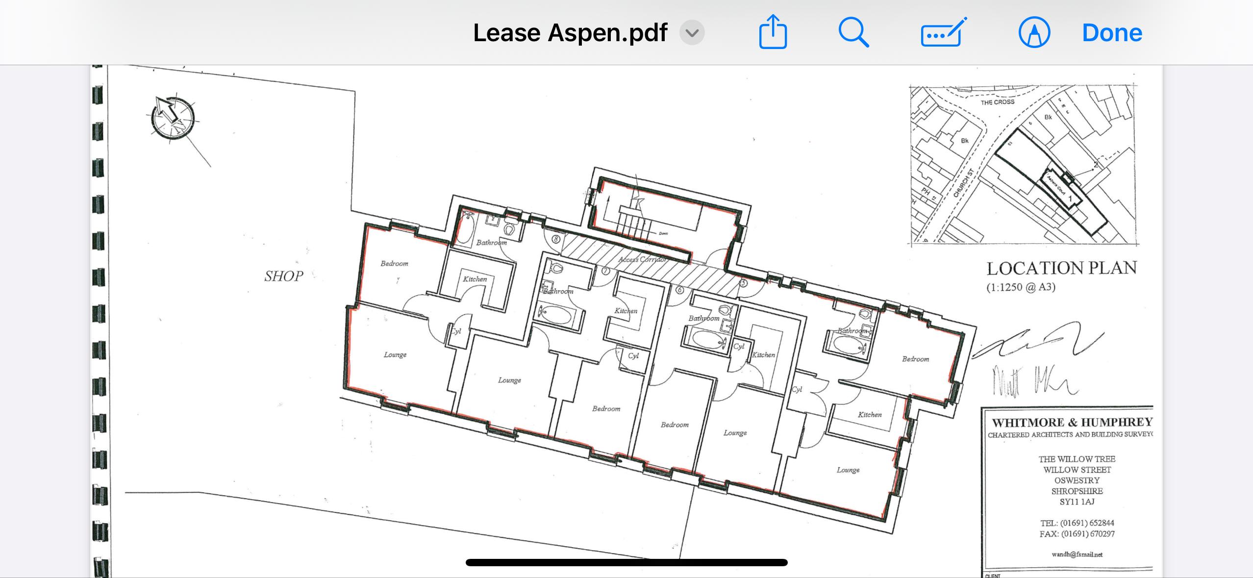 Flats 1-8 Aspens Court, English Walls, Oswestry, Shropshire SY11 2PA floorplan