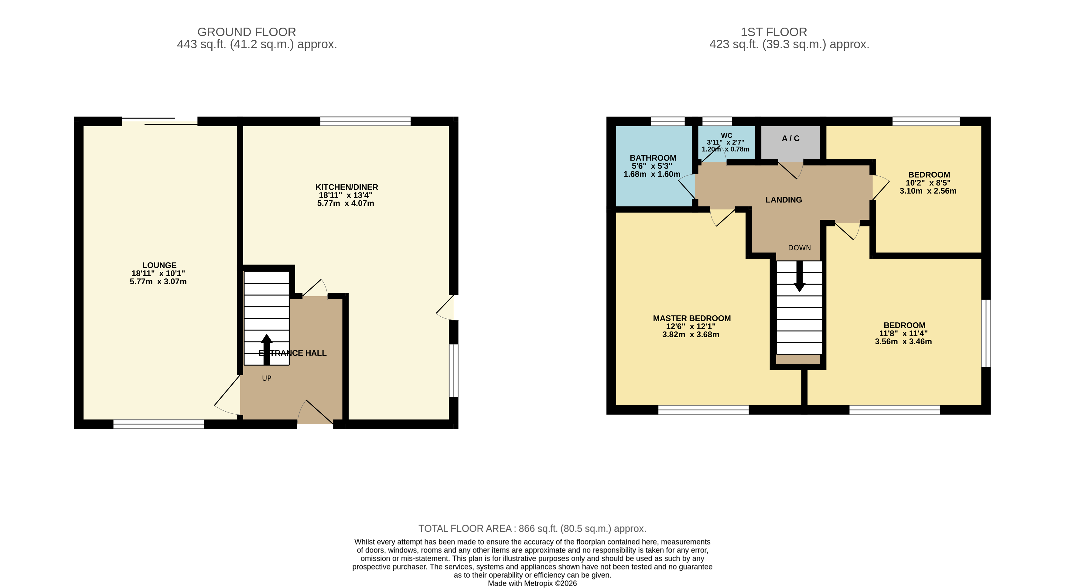 39 Crosshill, Cotgrave, Nottingham NG12 3NB floorplan