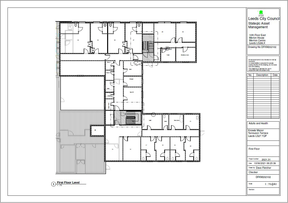 Former Knowle Manor Residential Home, Tennyson Terrace, Morley, Leeds, West Yorkshire LS27 8QP floorplan