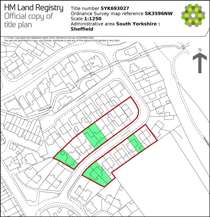 Ground rents at, Backfield Rise, Chapeltown, Sheffield, South Yorkshire S35 2YR