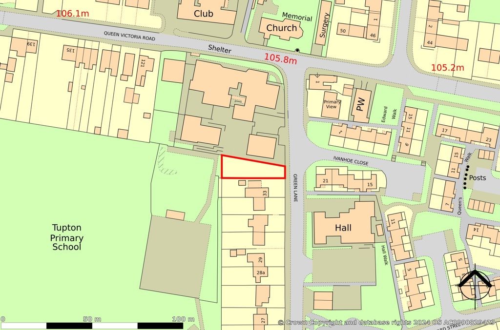 Land to the North of, 33 Green Lane, New Tupton, Chesterfield, Derbyshire S42 6XW