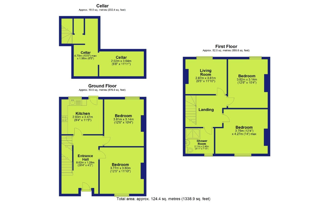 8 Burns Avenue, Nottingham NG7 4DR floorplan