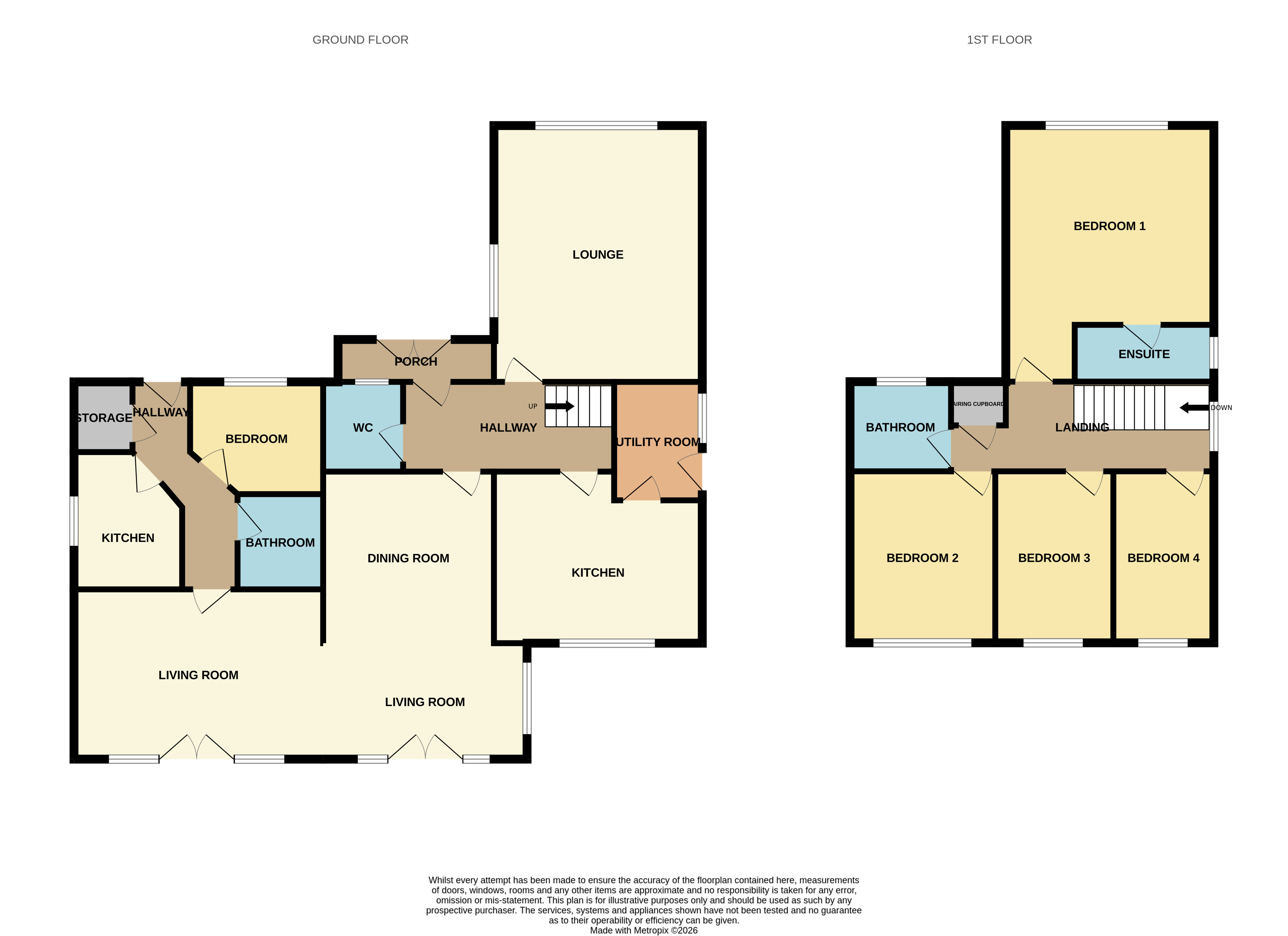 17 Isherwood Close, Fearnhead, Warrington WA2 0DJ floorplan