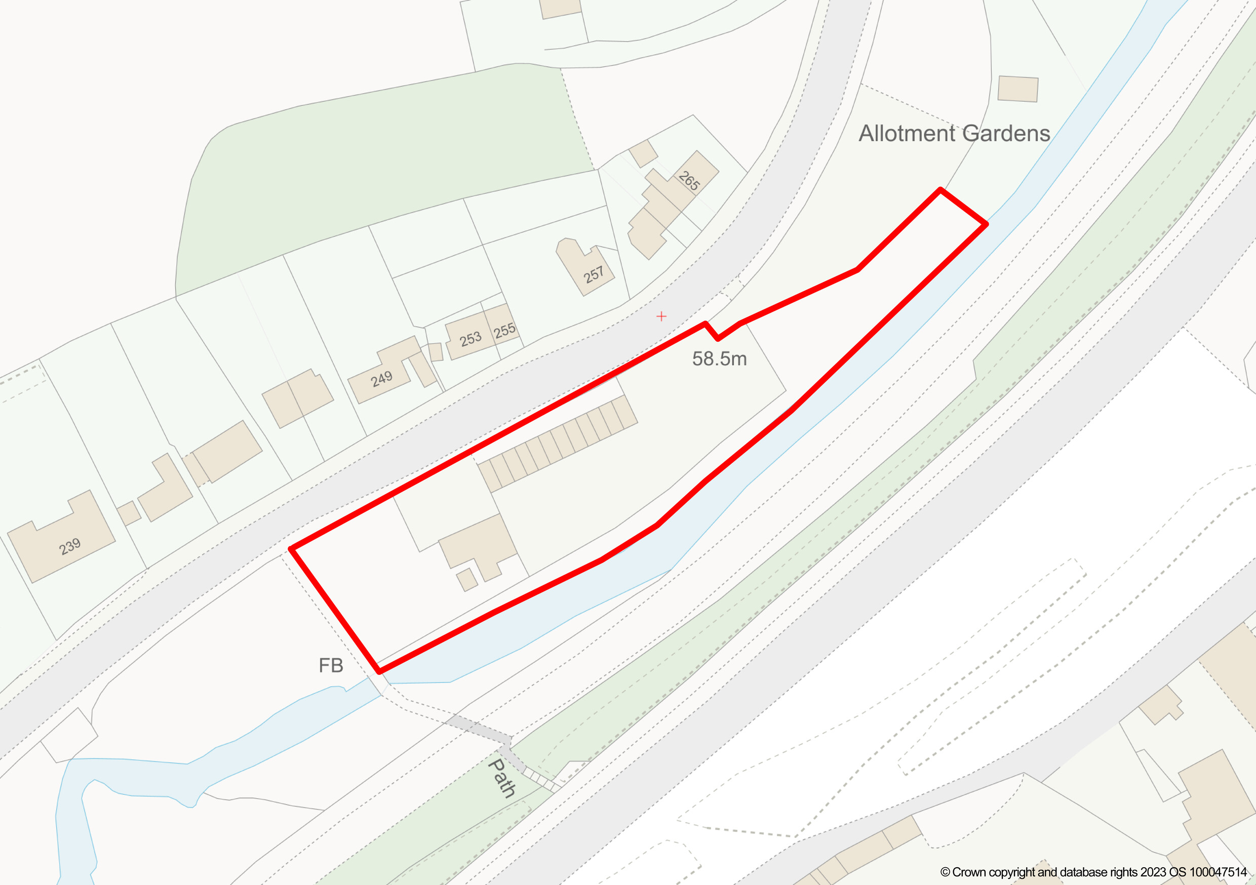 Land with caravan parking, garages & paddock, Alfreton Road, Little Eaton, Derbyshire DE21 5AD