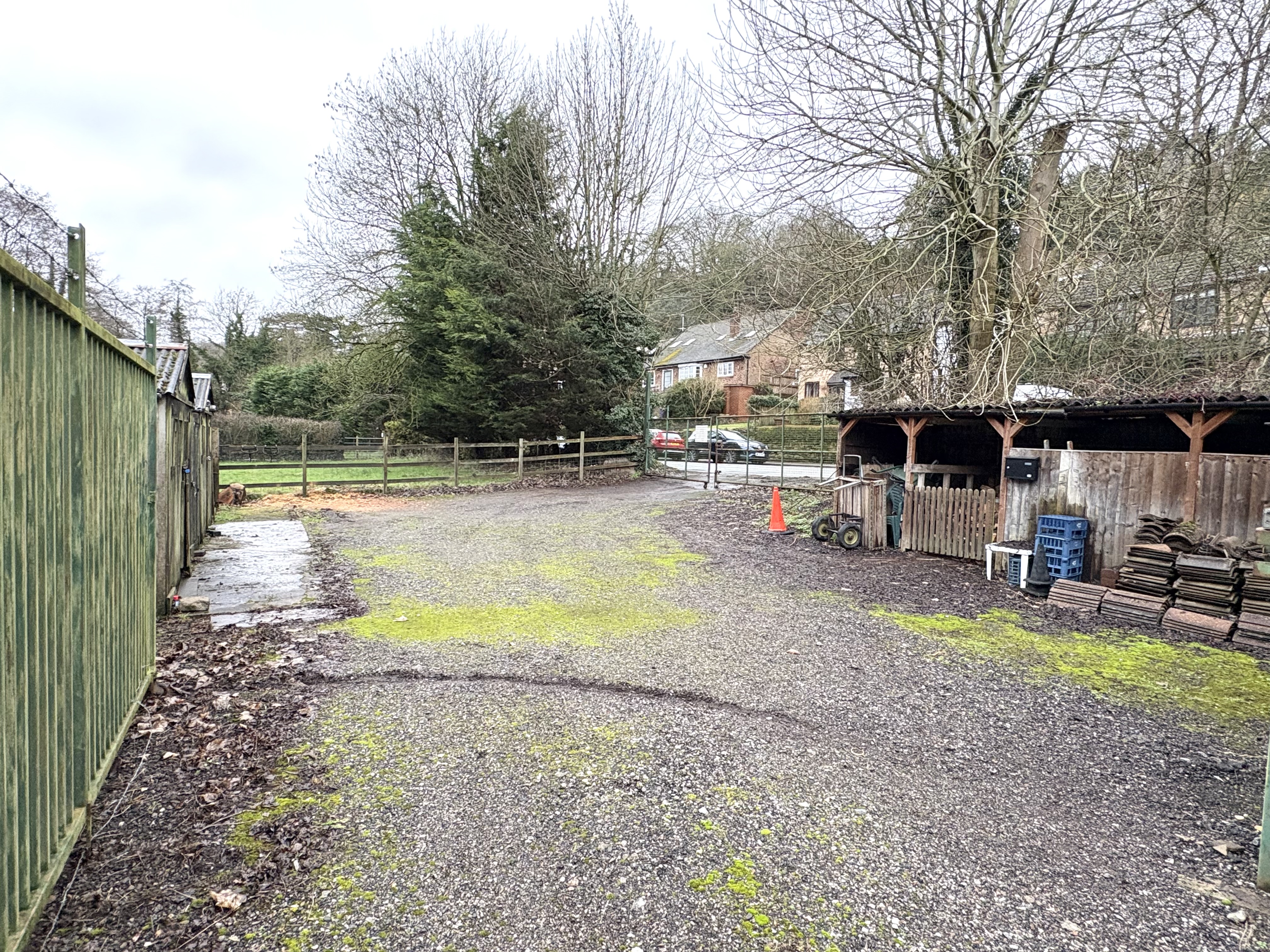 Land with caravan parking, garages & paddock, Alfreton Road, Little Eaton, Derbyshire DE21 5AD