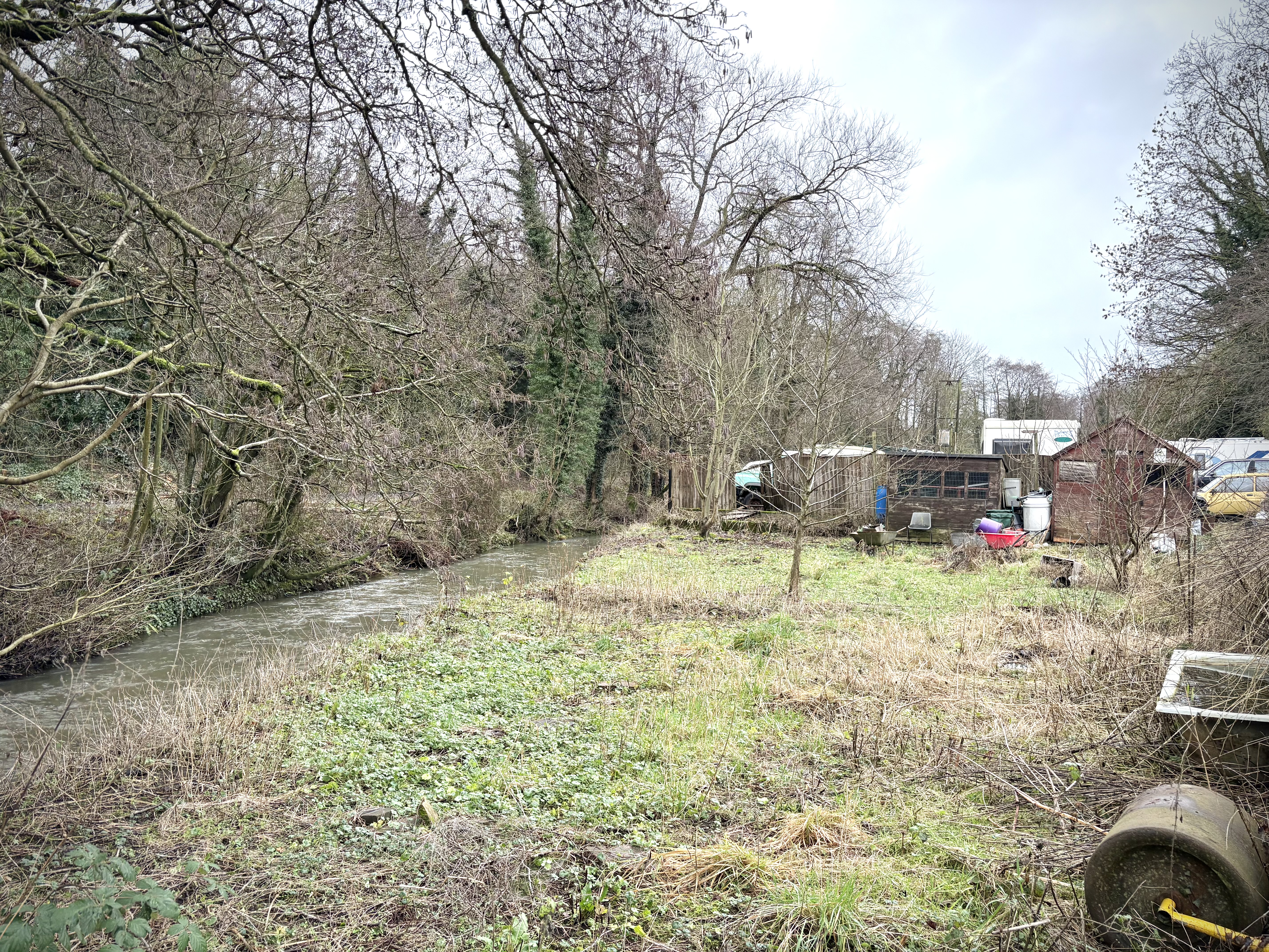 Land with caravan parking, garages & paddock, Alfreton Road, Little Eaton, Derbyshire DE21 5AD