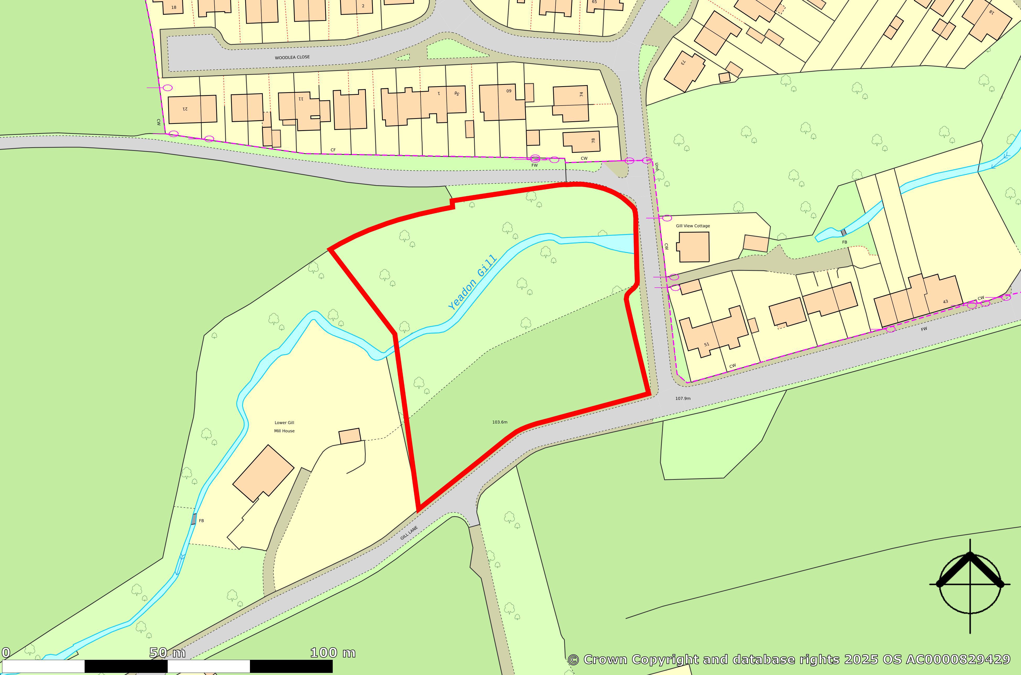 Land at Lower Gill Lane, Yeadon, Leeds, West Yorkshire LS19 7DR