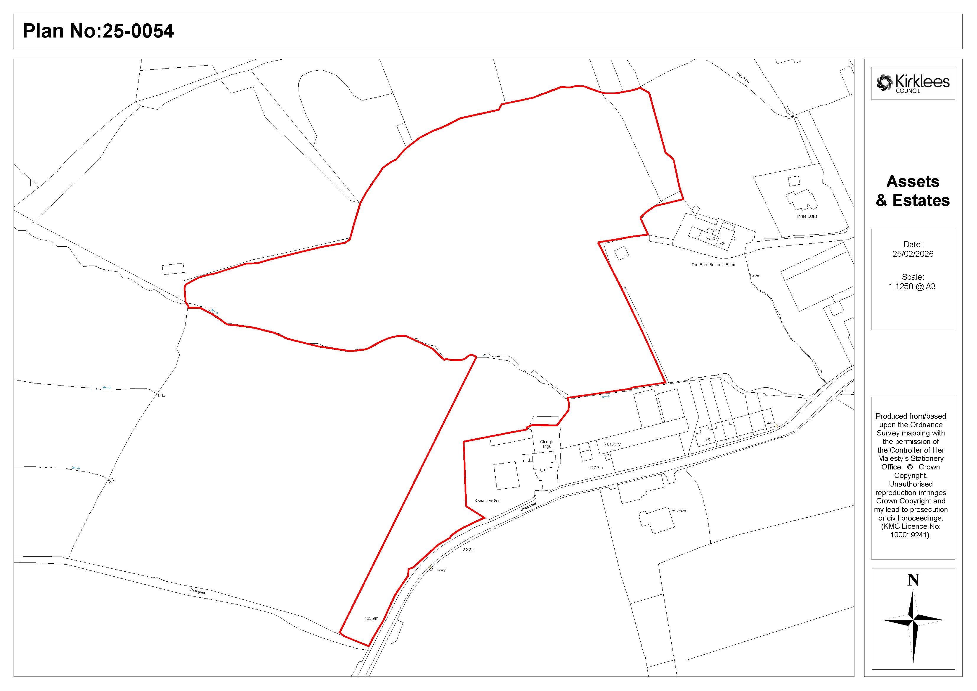 Land At Lumb Lane, Almondbury, Huddersfield, West Yorkshire HD4 6SZ