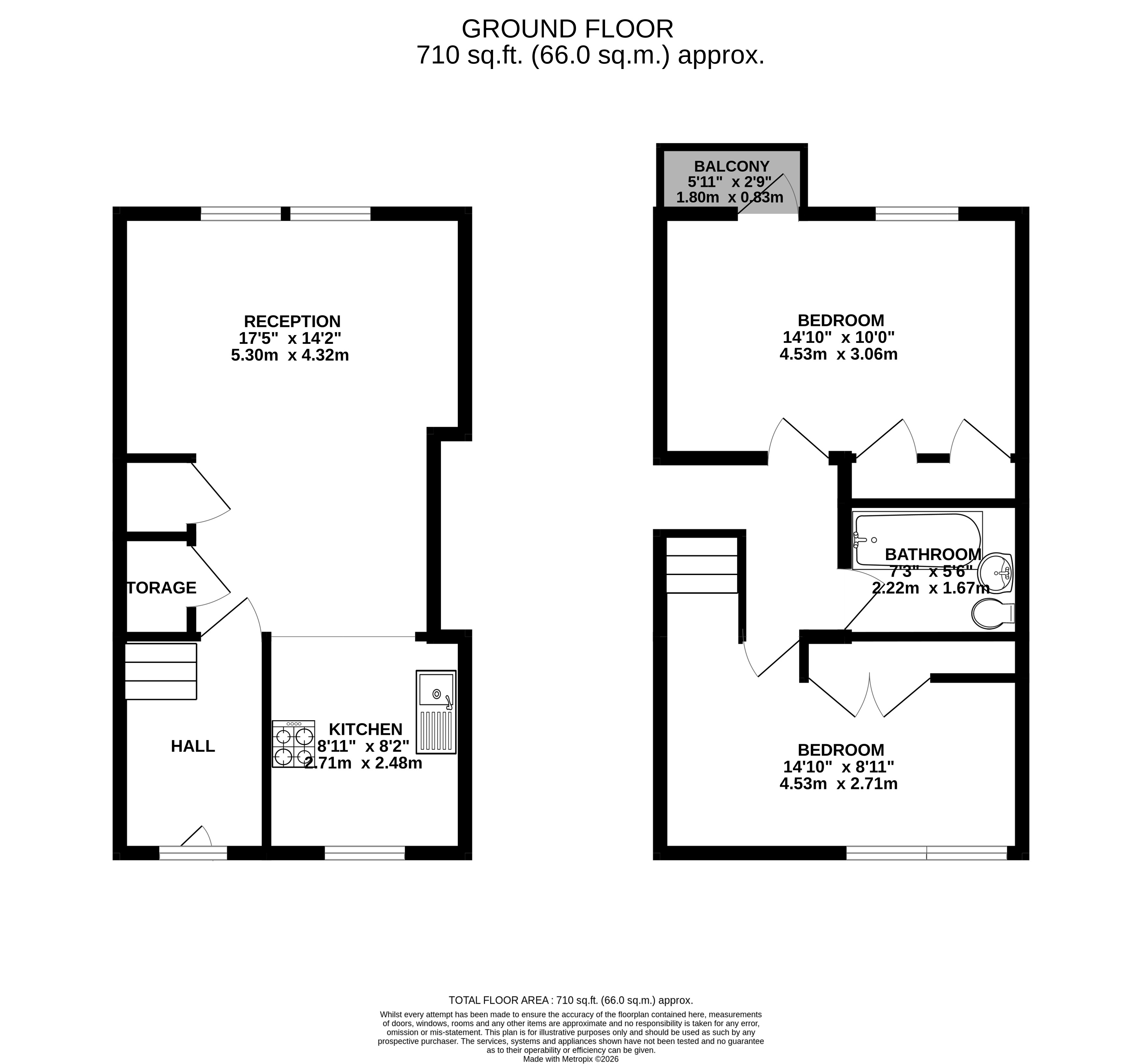 463 Stannington Road, Sheffield, South Yorkshire S6 5QP floorplan