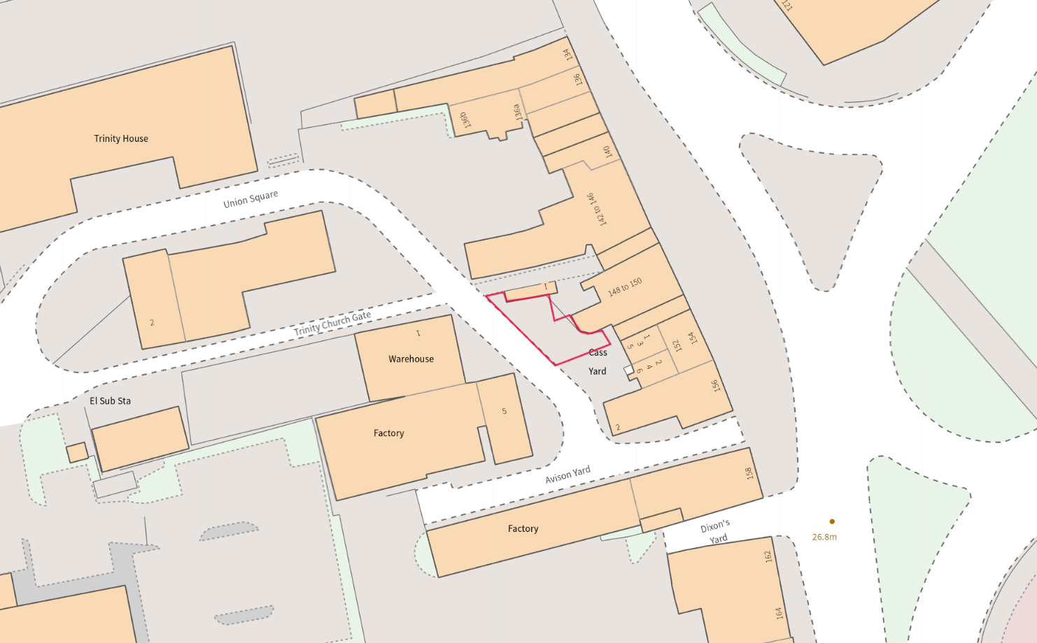 Land At Cass Yard, Union Street, Wakefield, West Yorkshire WF1 3AE