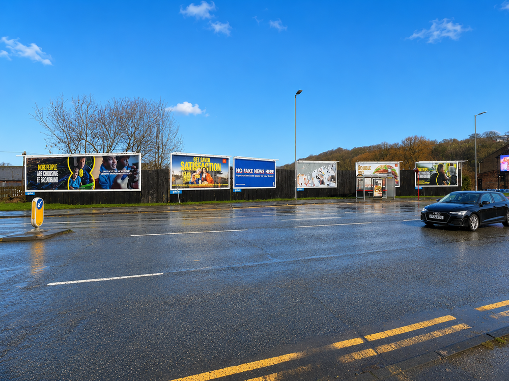 Land Subject to Advertising Hoarding Licence, Otley Road, Shipley, West Yorkshire BD17 7EP