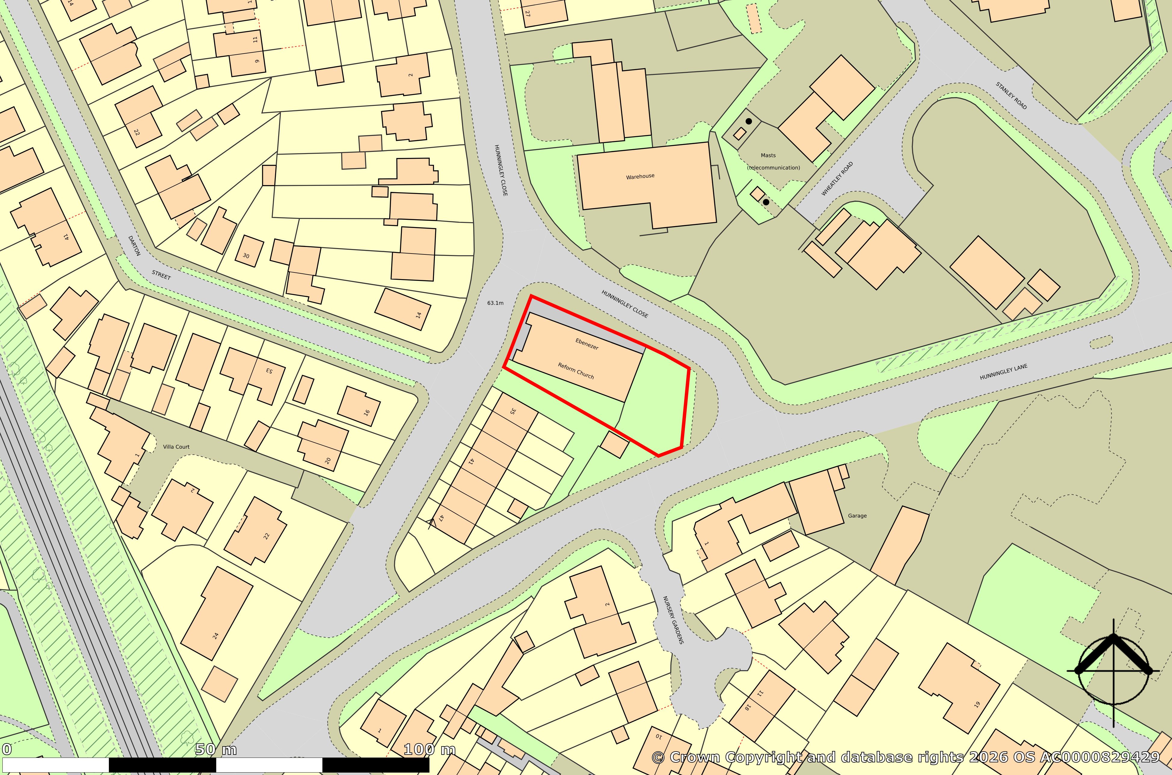 Ebenezer Wesleyan Reform Church, Hunningley Close, Stairfoot, Barnsley, South Yorkshire S70 3DP