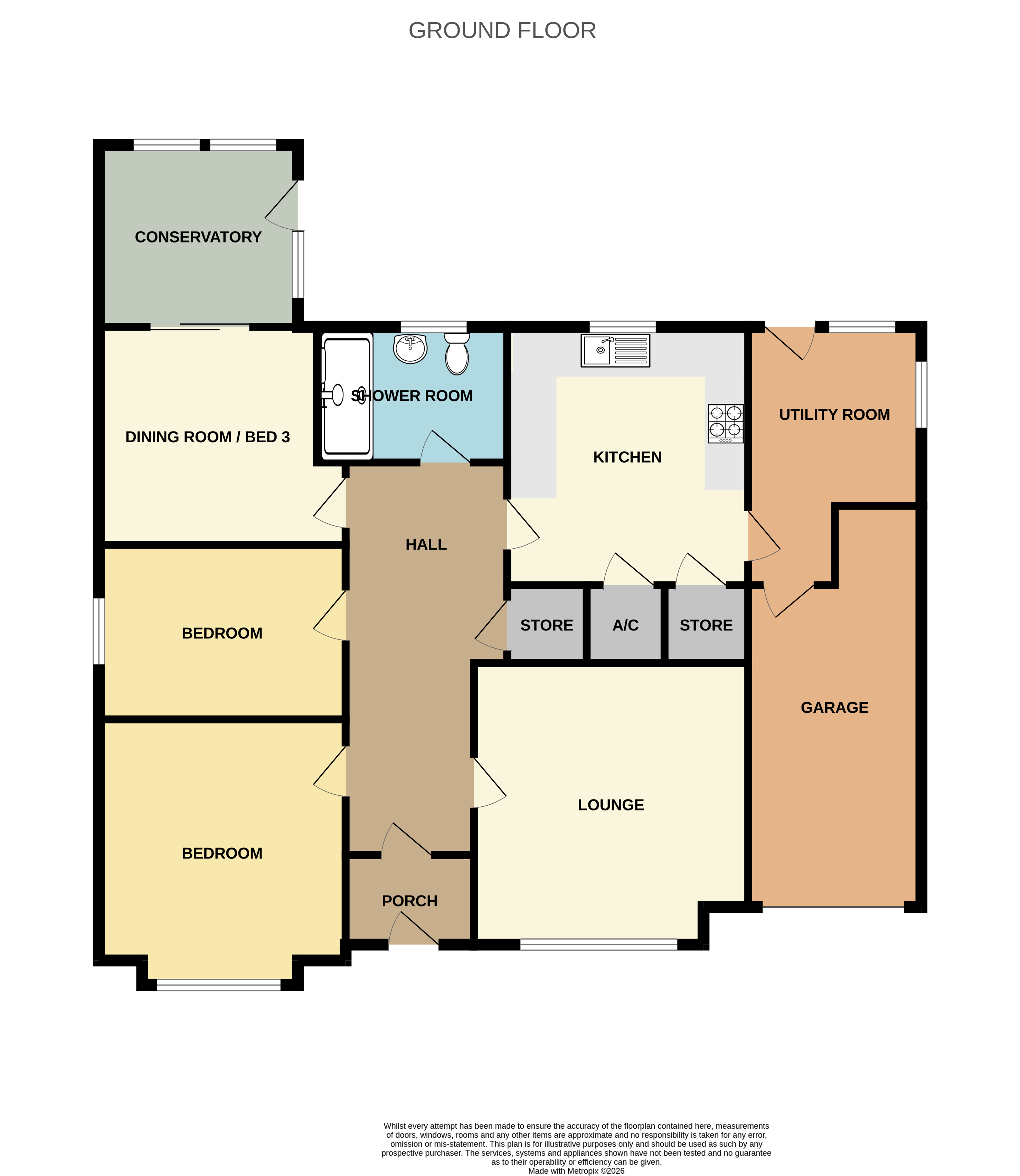 3 Jetcott Avenue, Loughborough LE11 2SY floorplan
