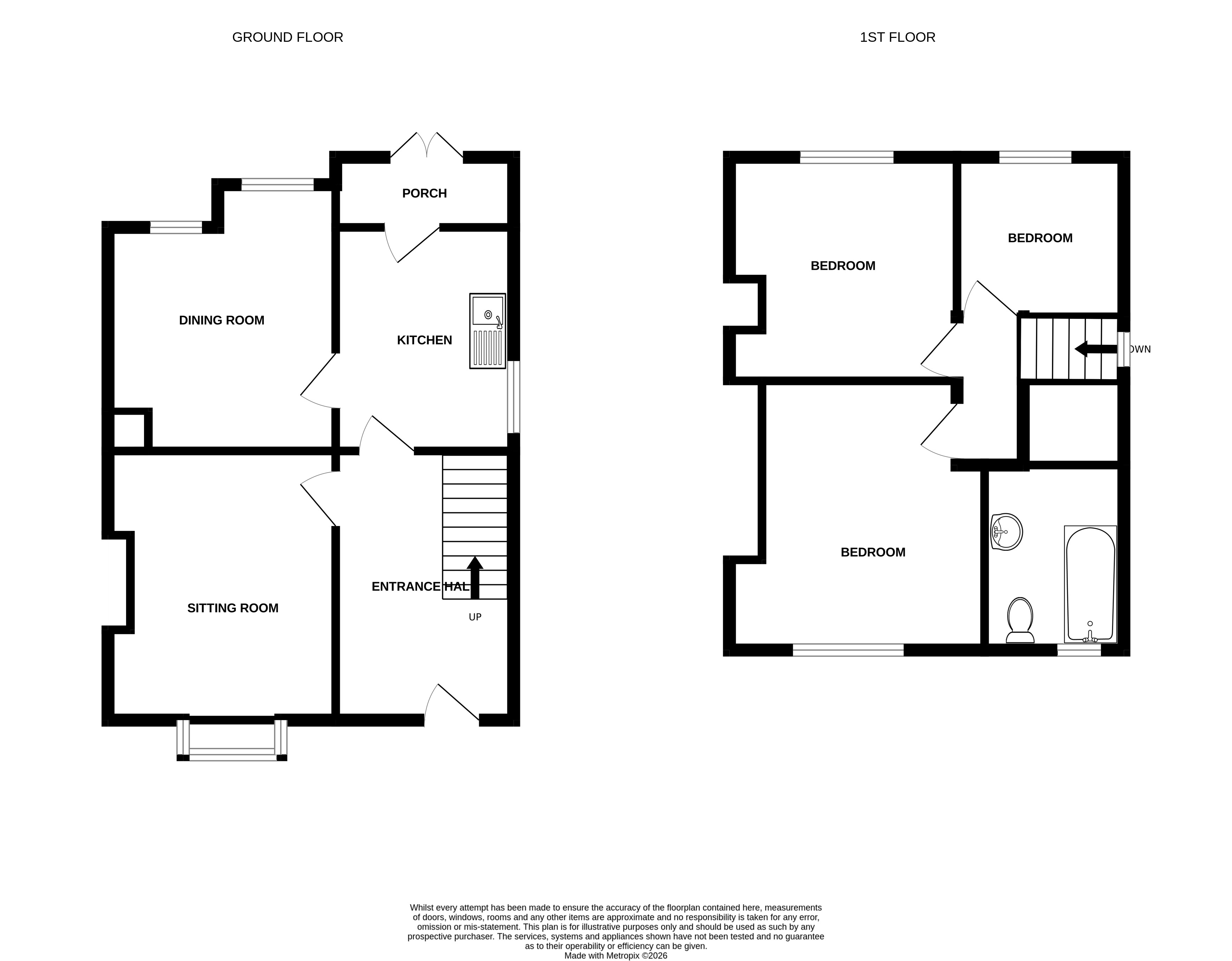 82 Laird Road, Sheffield, South Yorkshire S6 4BT floorplan