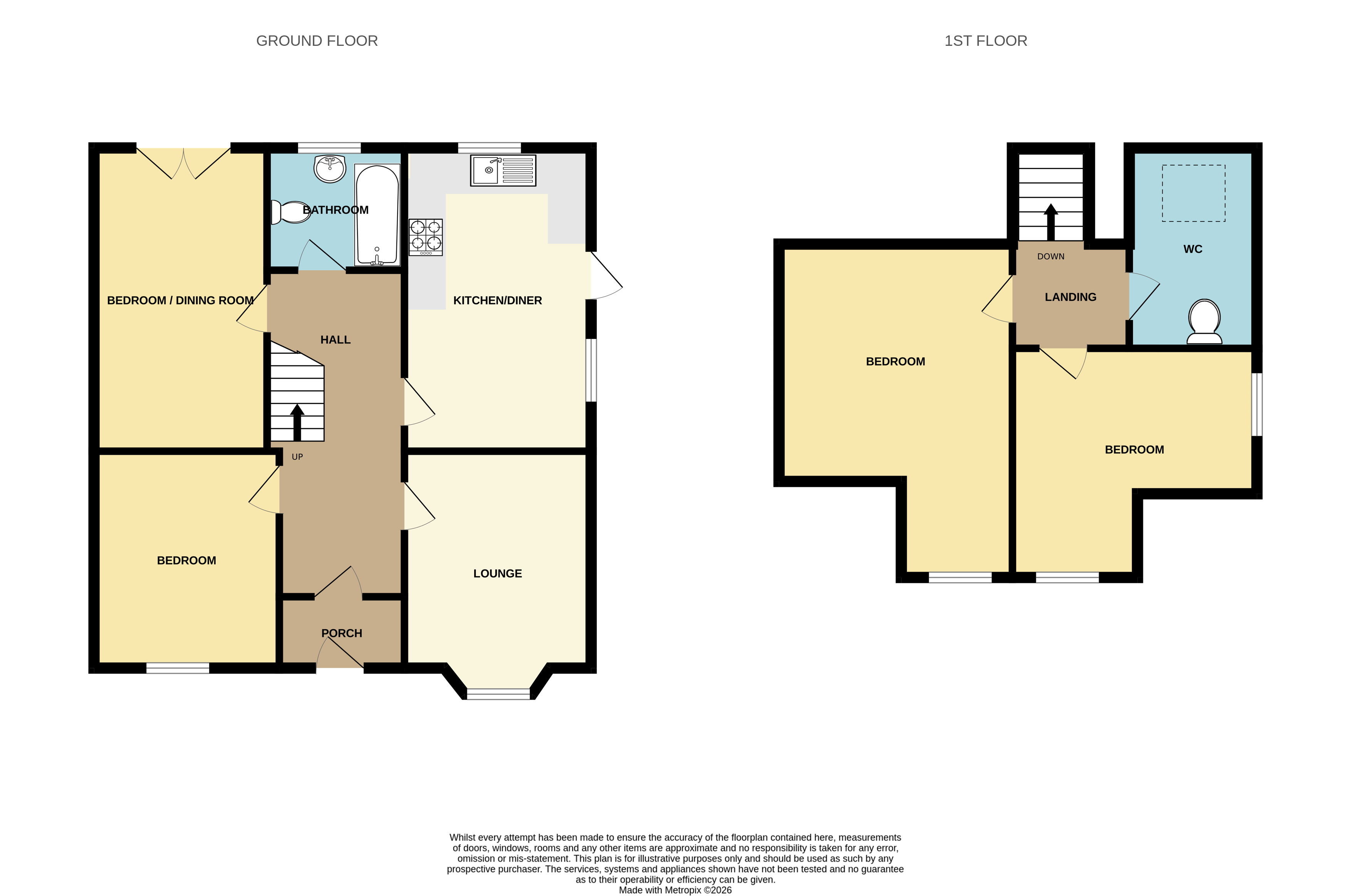 6 Briardene Avenue, Scarborough, North Yorkshire YO12 6PL floorplan