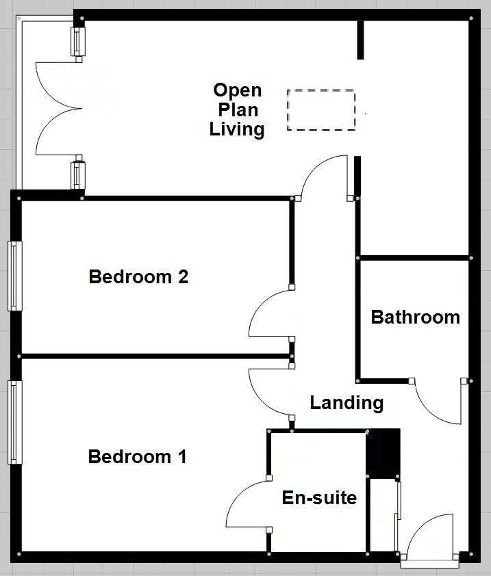 Flat 15, Sandleford House, 1 Rowallan Way, Chellaston, Derby DE73 5XD floorplan