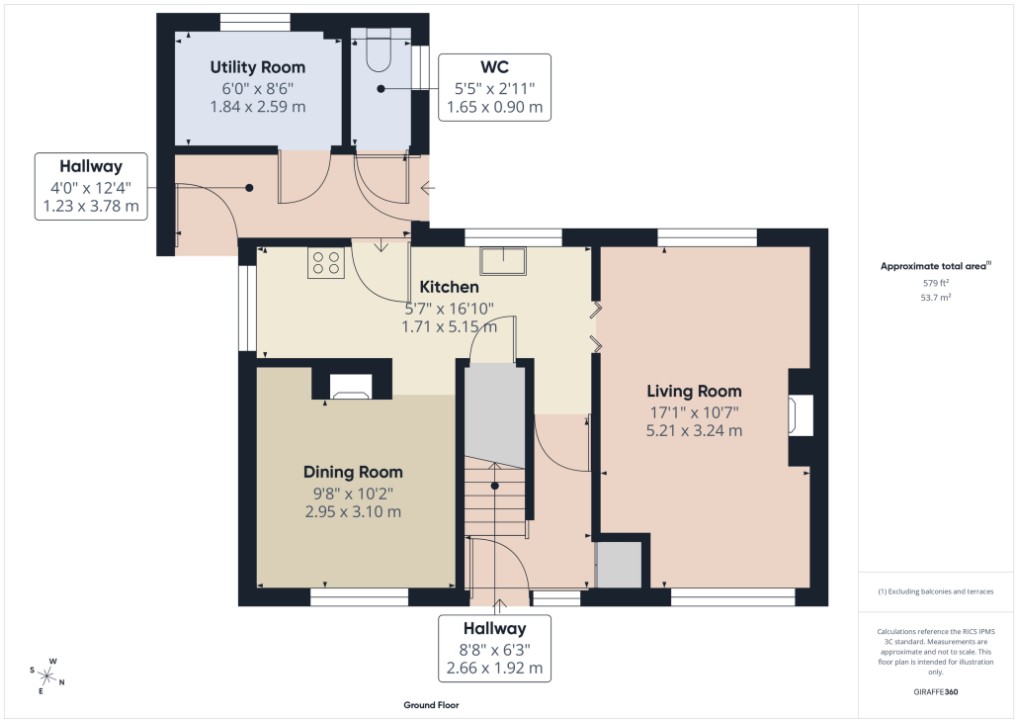 2 Audrey Drive, Chaddesden, Derby, Derbyshire DE21 4NP floorplan