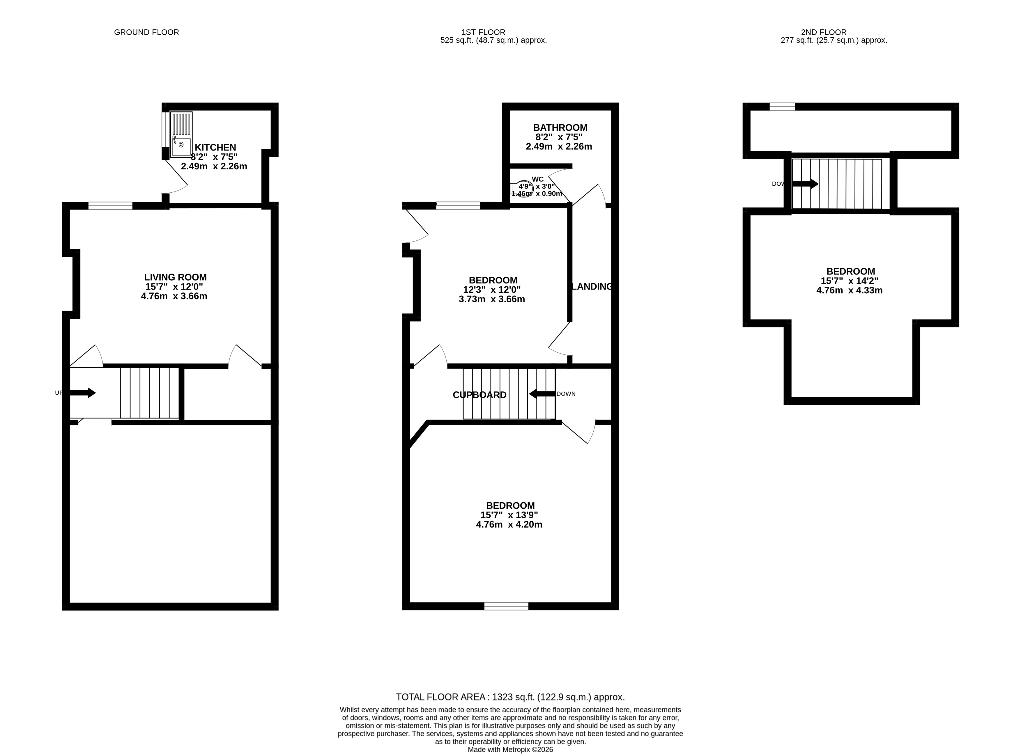 136 Dykes Lane, Wisewood, Sheffield, South Yorkshire S6 4RJ floorplan
