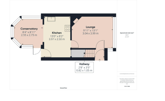 25 The Crescent, Chaddesden, Derby, Derbyshire DE21 6QD floorplan