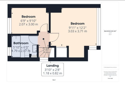 25 The Crescent, Chaddesden, Derby, Derbyshire DE21 6QD floorplan