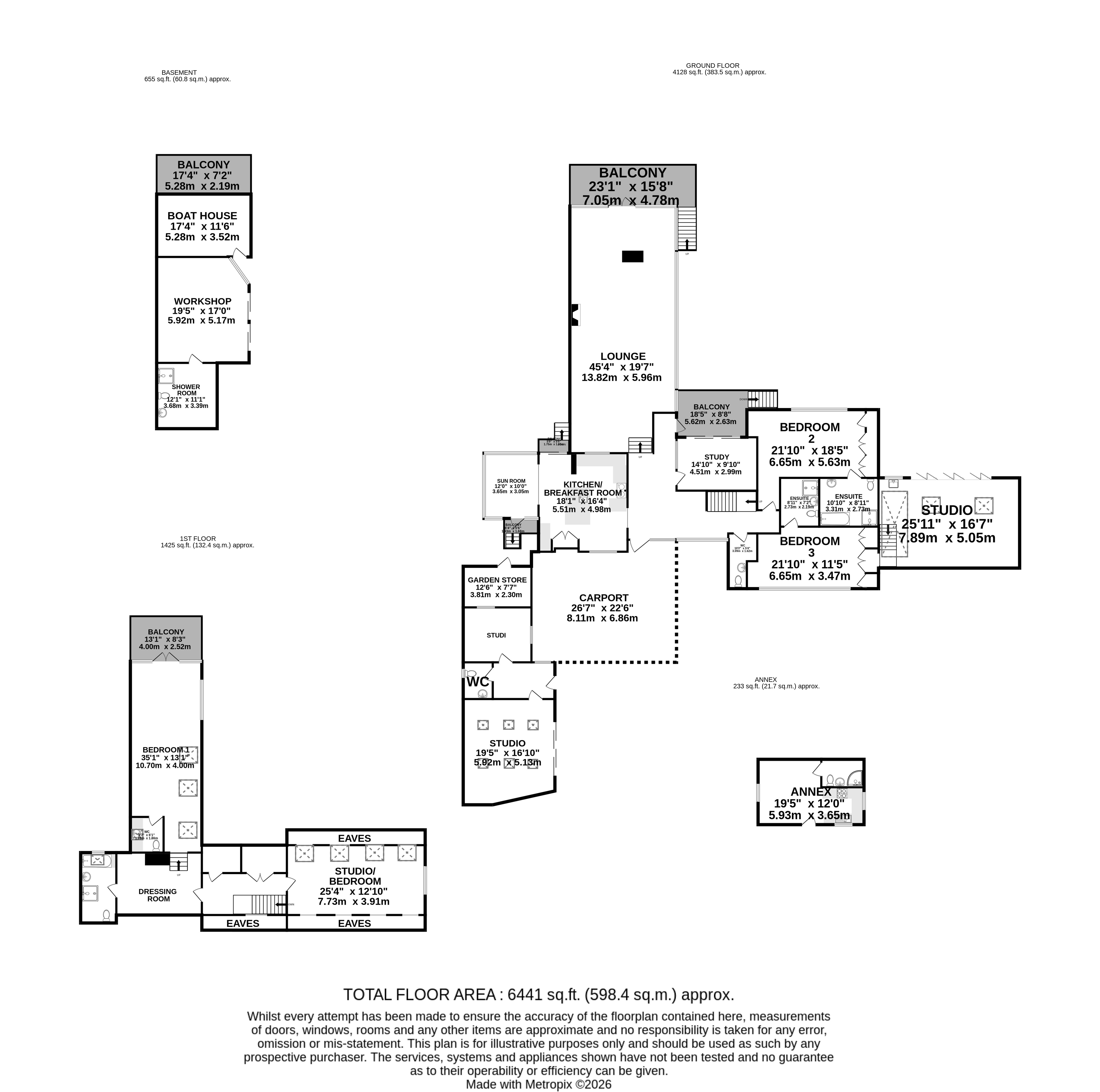 Highlands Cottage, Fishery Road, Bray, Maidenhead, Berkshire SL6 1UP floorplan