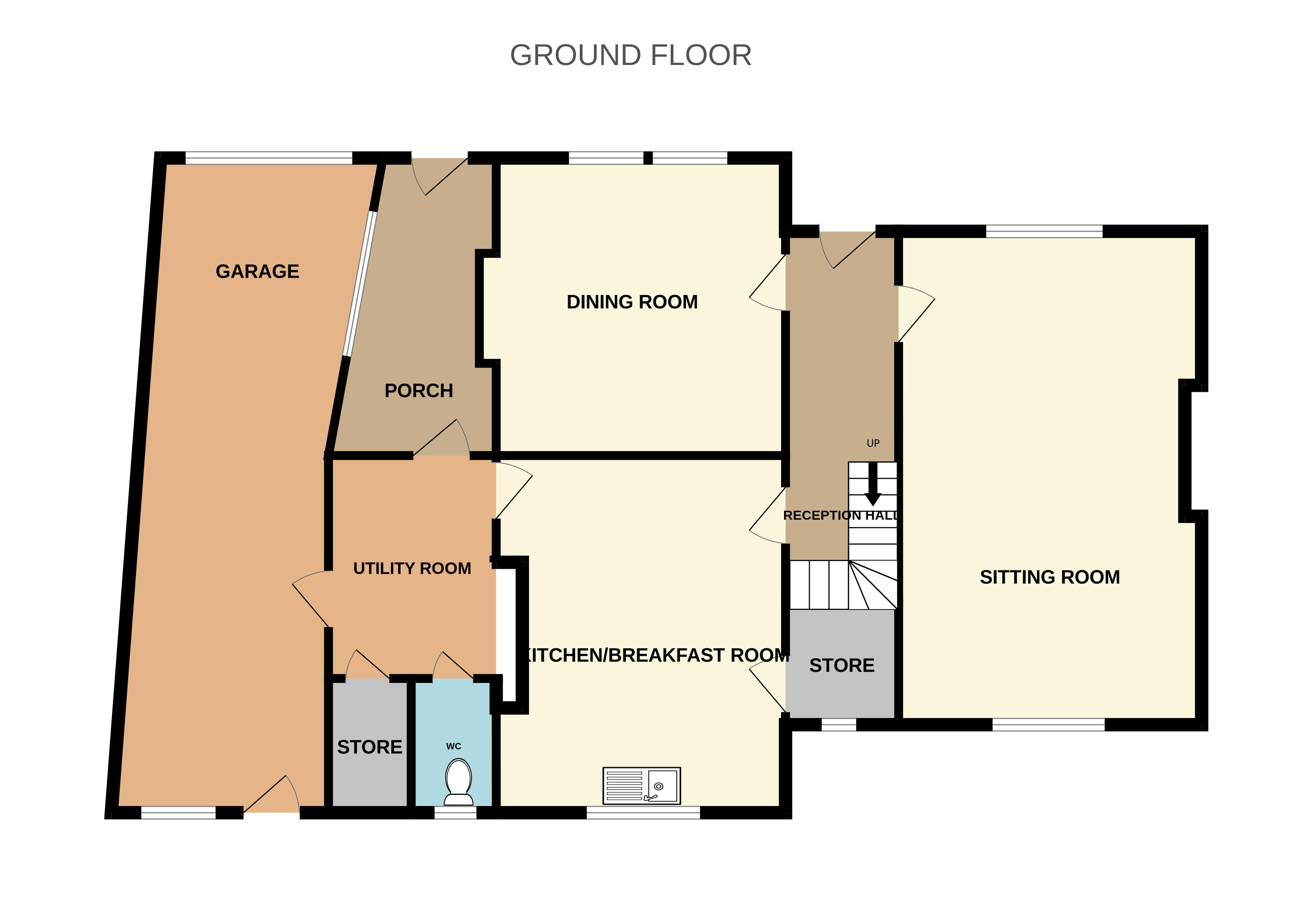 Riverside, Main Road, Grindleford, Hope Valley, Derbyshire S32 2JN floorplan