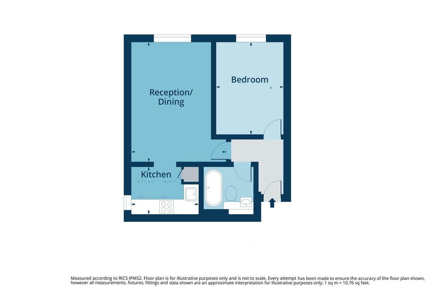 288 Somerset Gardens, Creighton Road, London, Greater London N17 8JY floorplan