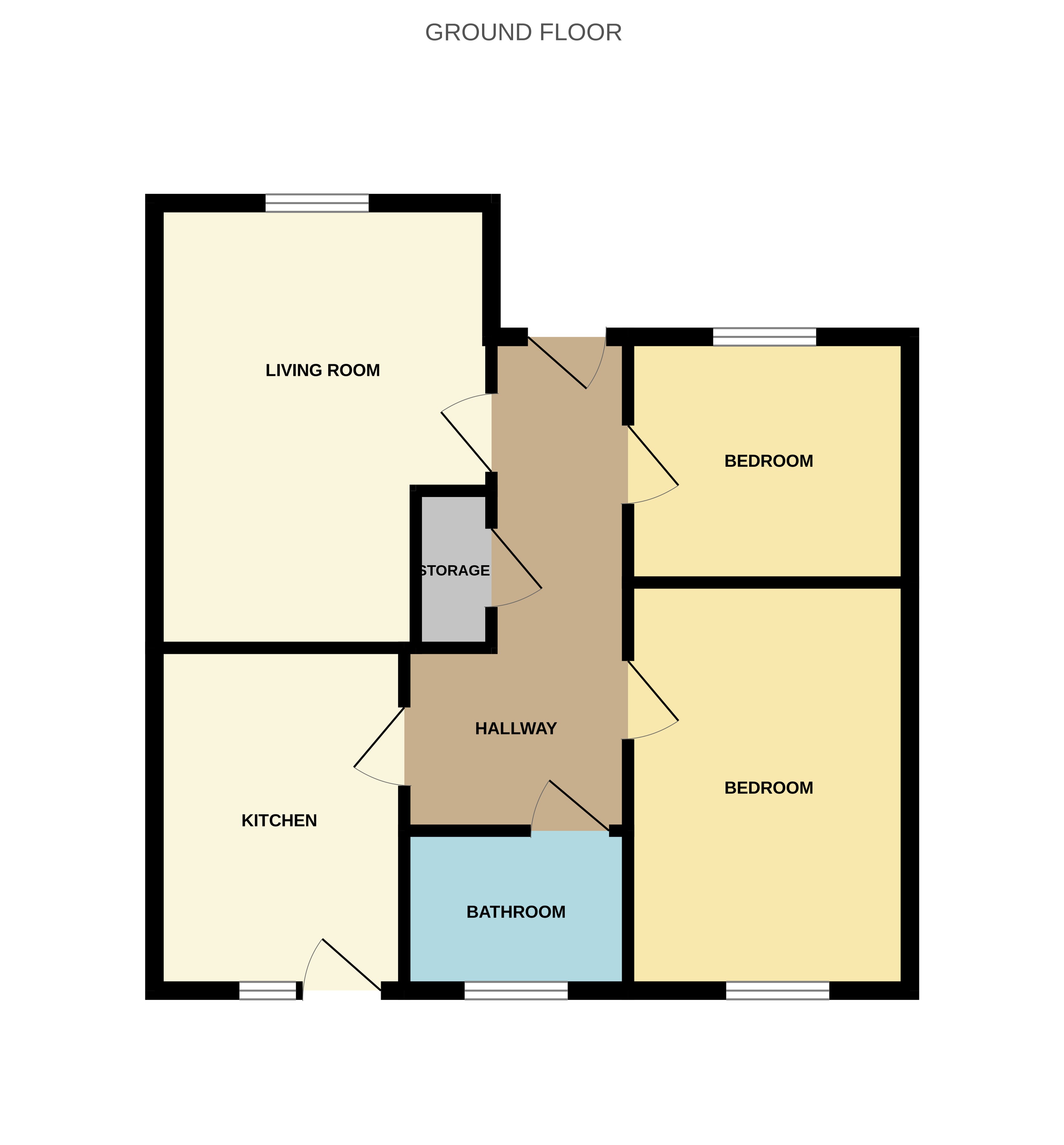 38 Marie Close, Denton, Manchester, Greater Manchester M34 7SP floorplan