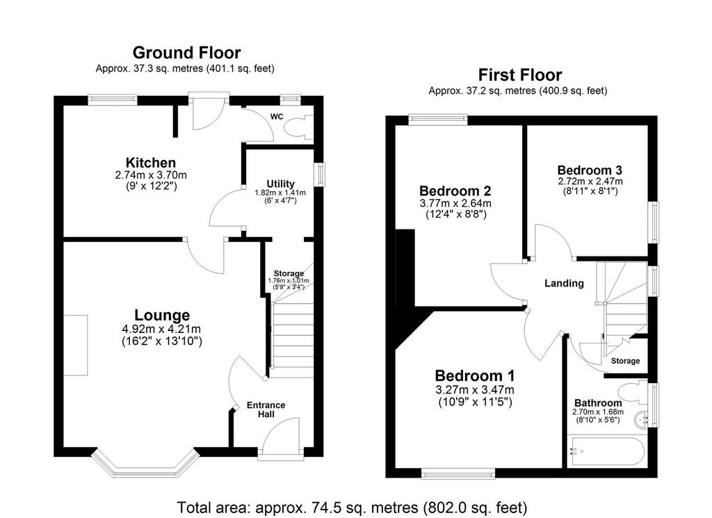 23 Olympia Crescent, Selby, North Yorkshire YO8 5AG floorplan