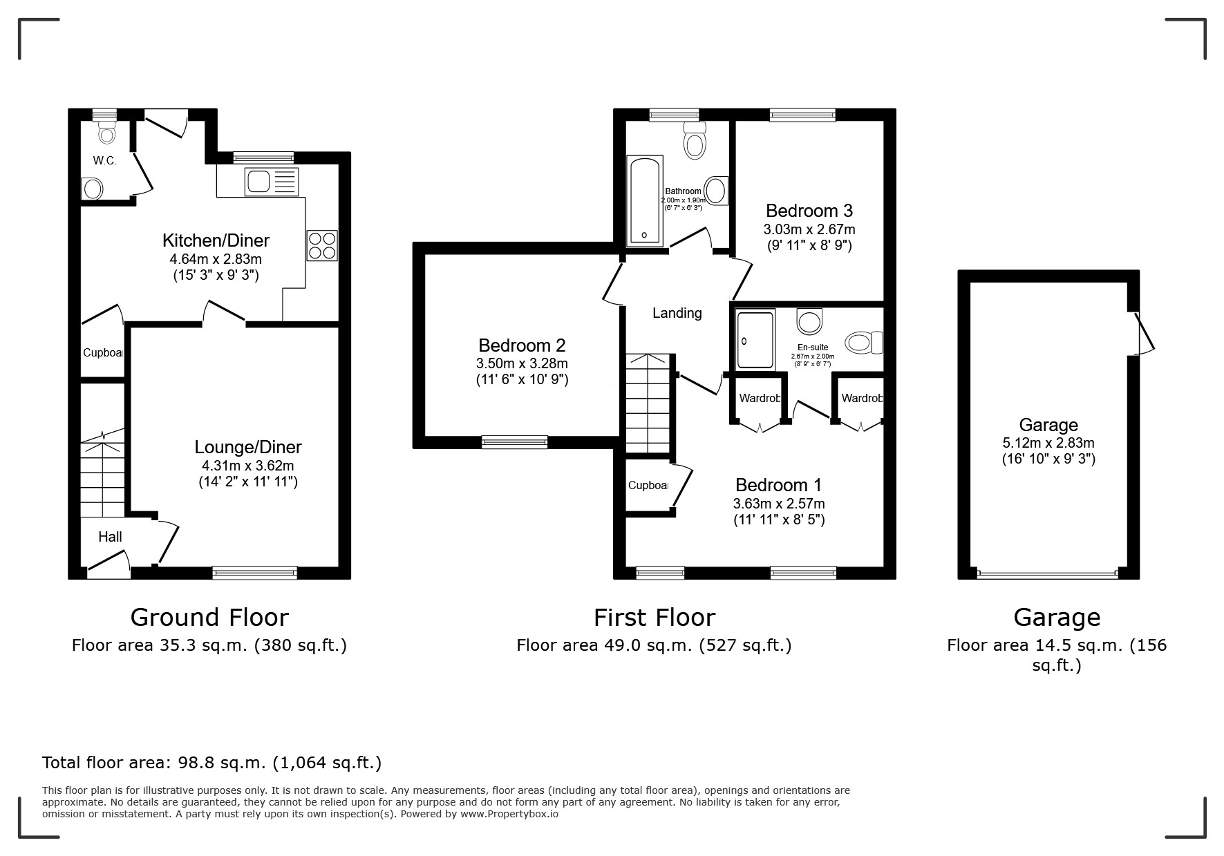 8 Waterlily Close, Stoke-On-Trent, Staffordshire ST1 5PY floorplan