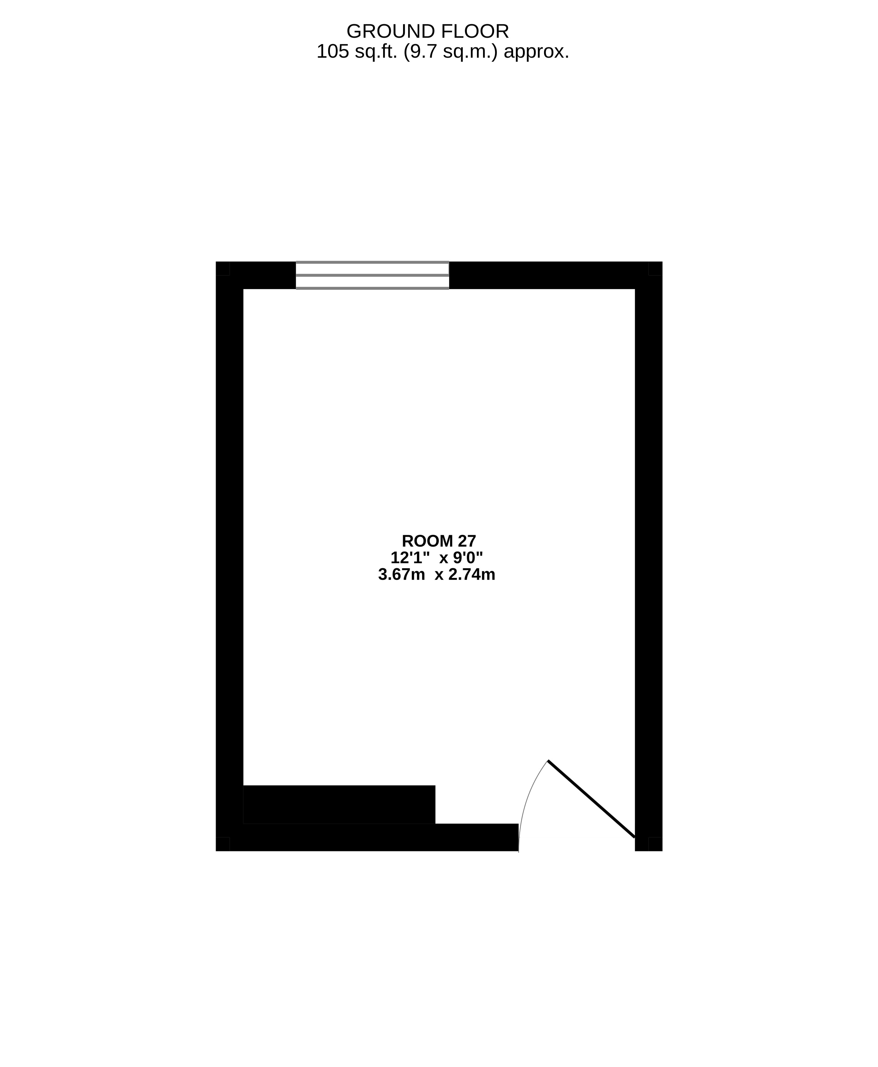 Room 27, St. Anns Lodge, St. Anns Lane, Leeds, West Yorkshire LS4 2SJ floorplan