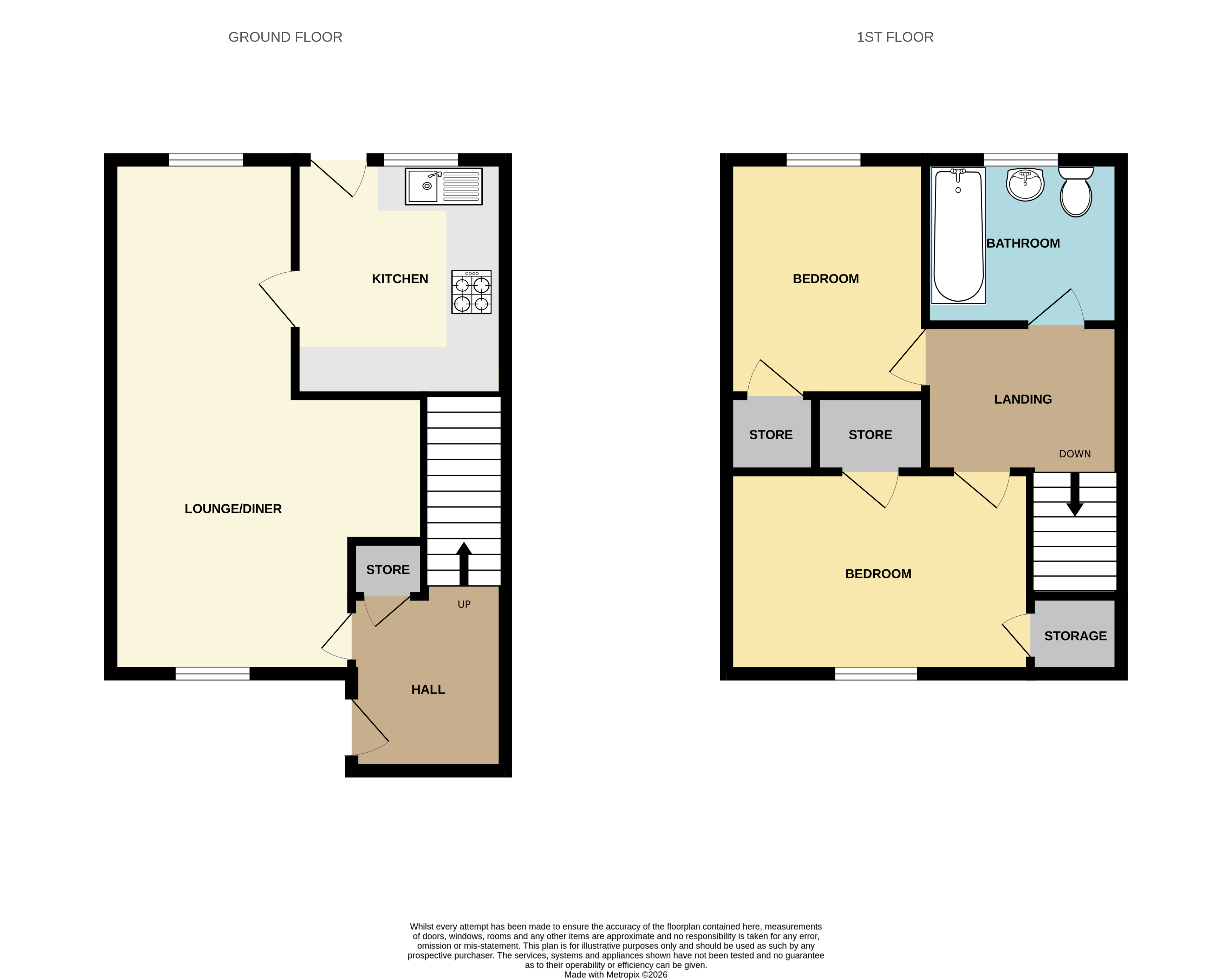 33 Wimberley Way, South Witham, Grantham, Lincolnshire NG33 5PU floorplan
