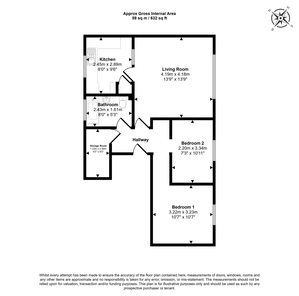 Flat 26 Bodmin Court, Mansfield, Nottinghamshire NG18 4QA