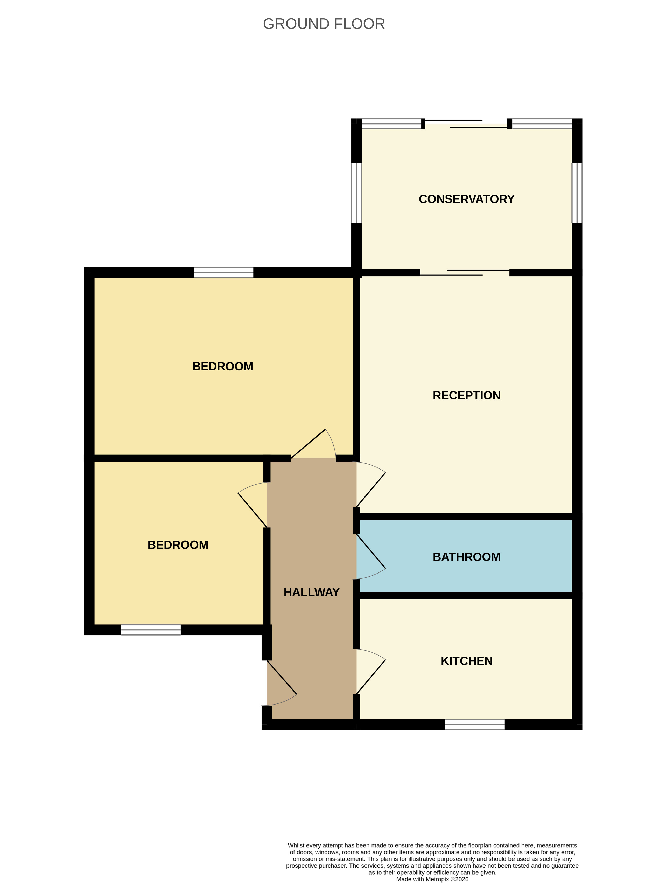 4 Waterside Gardens, Nottingham, Nottinghamshire NG7 2HL floorplan