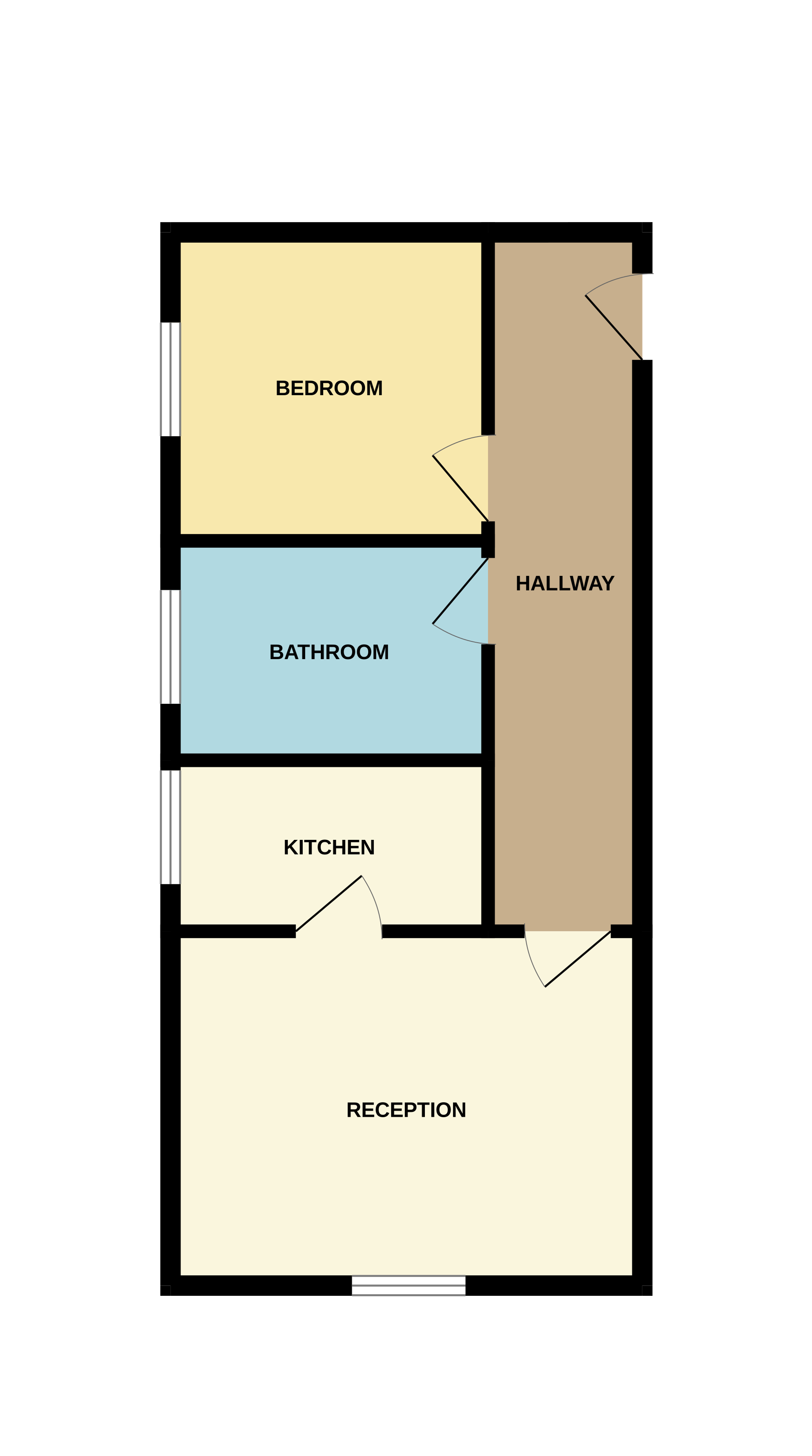 Flat 4 Park View House, 113 Arthur Street, Derby DE1 3EJ floorplan
