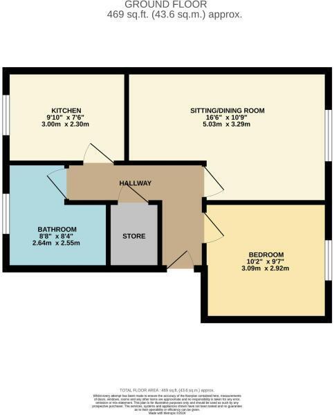 14 Black Rocks Avenue, Matlock, Derbyshire DE4 3ND floorplan