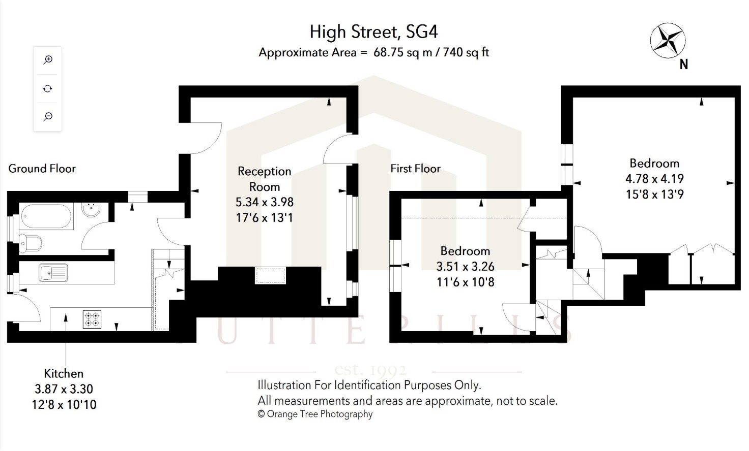 92 High Street, Codicote, Hitchin, Hertfordshire SG4 8XE floorplan