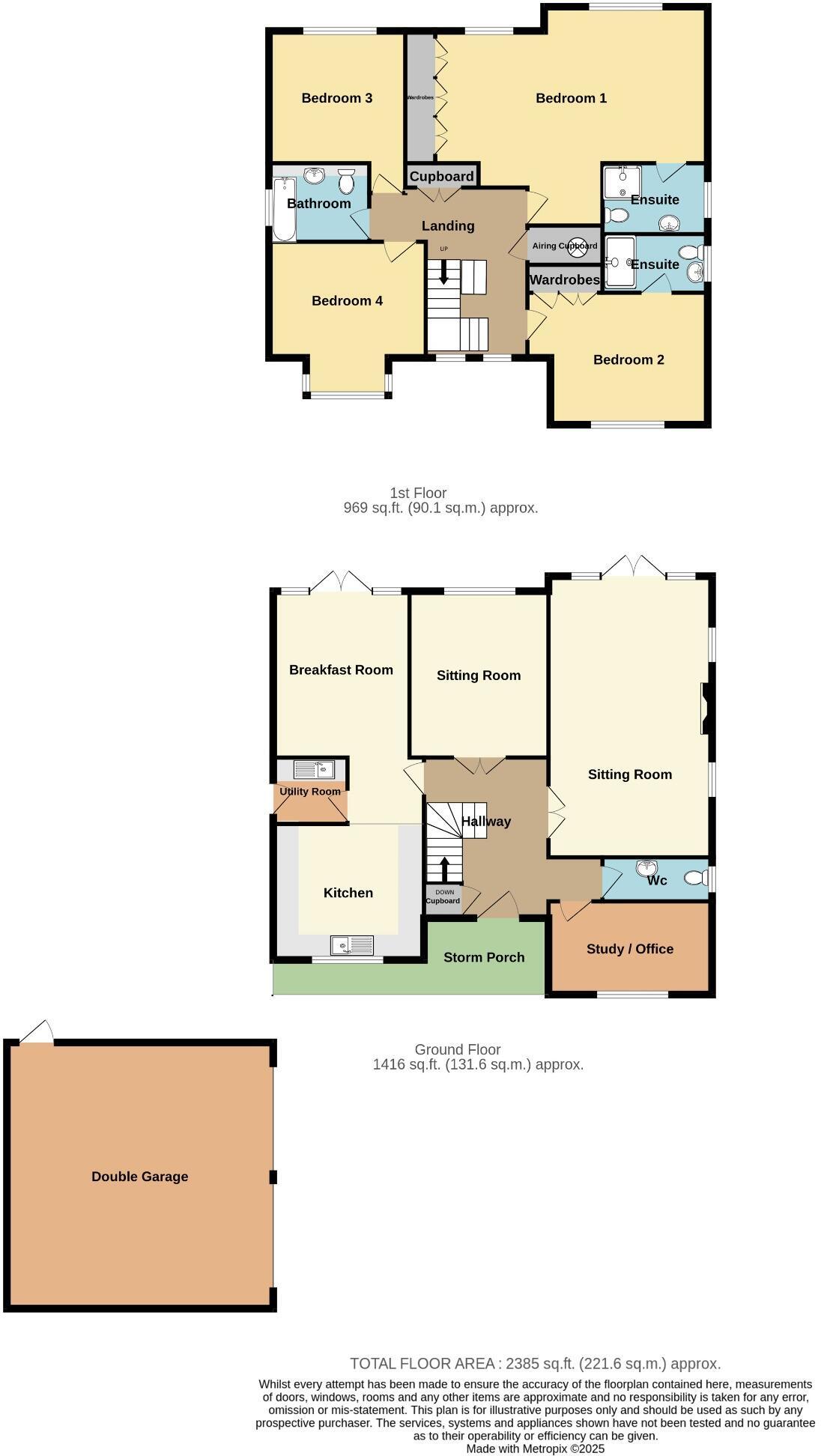 Bush House, Botley Road, Fair Oak, Eastleigh, Hampshire SO50 7AN floorplan