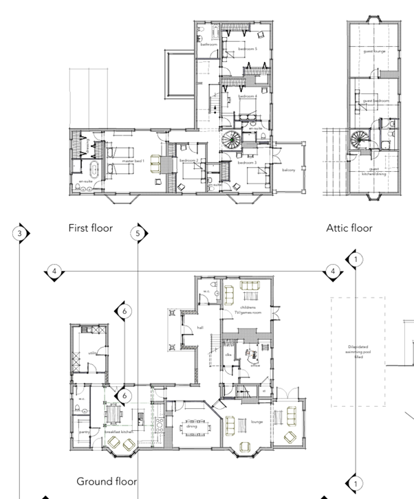 Lower Farm House, Netherseal Road, Chilcote, Swadlincote, Leicestershire DE12 8DQ floorplan
