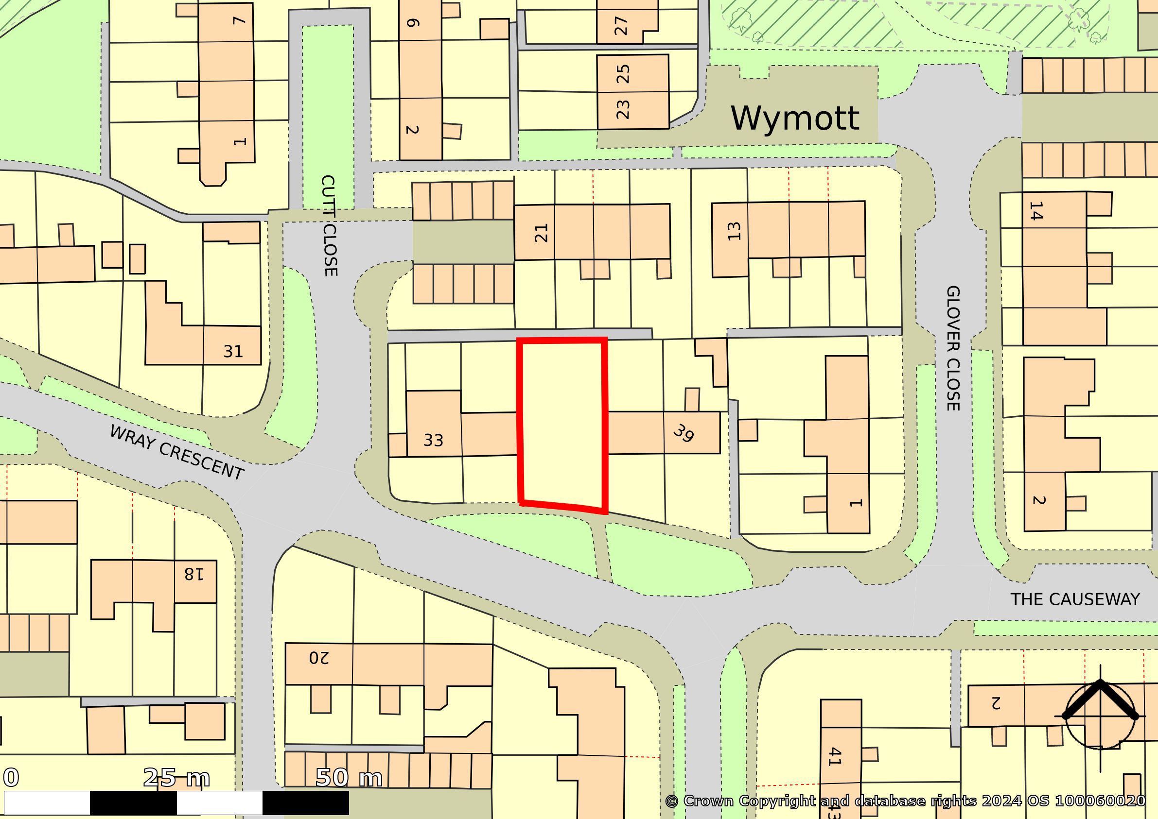 Land between 35 & 37 Wray Crescent