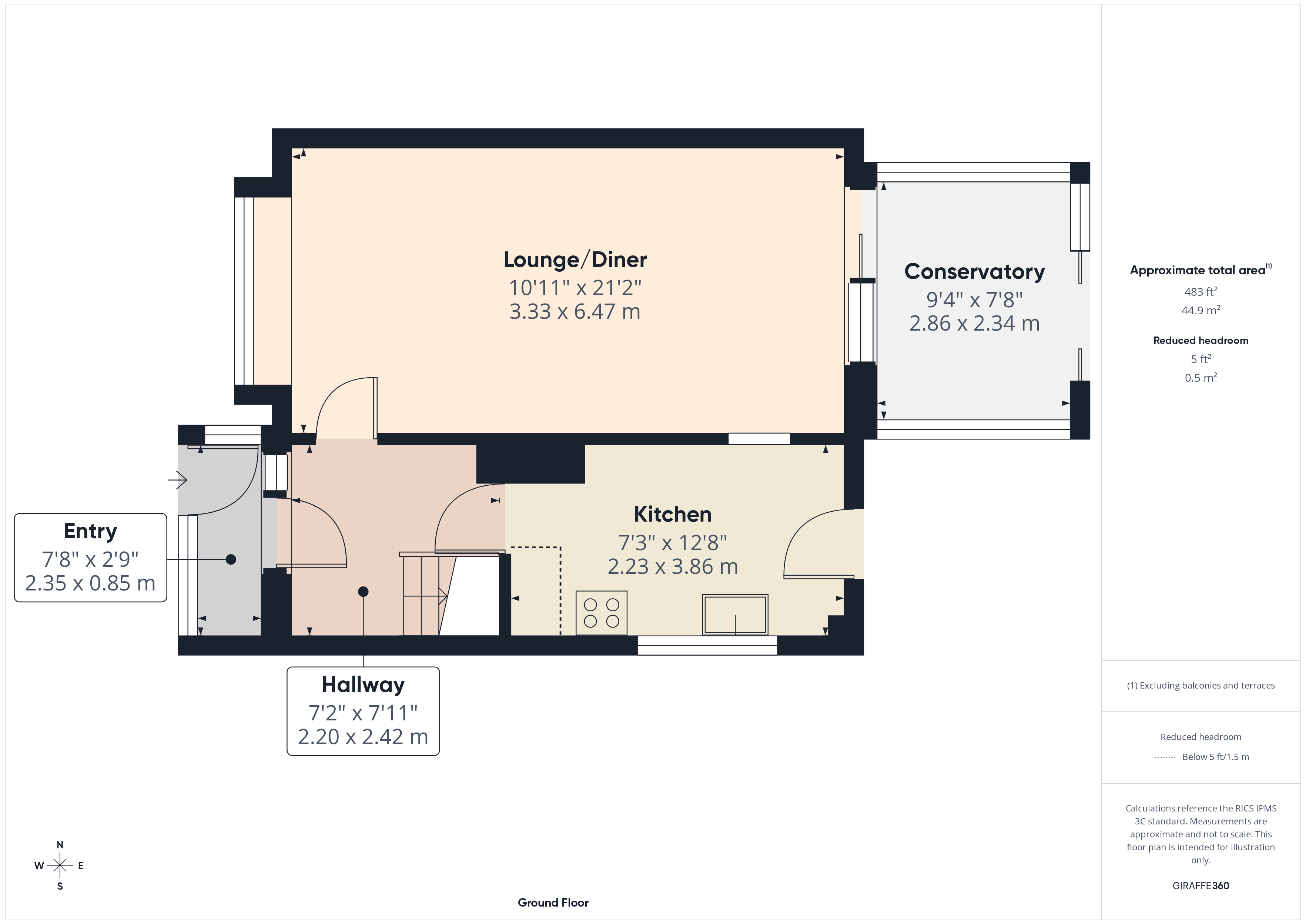 97A Sinfin Avenue, Shelton Lock, Derby DE24 9EY floorplan