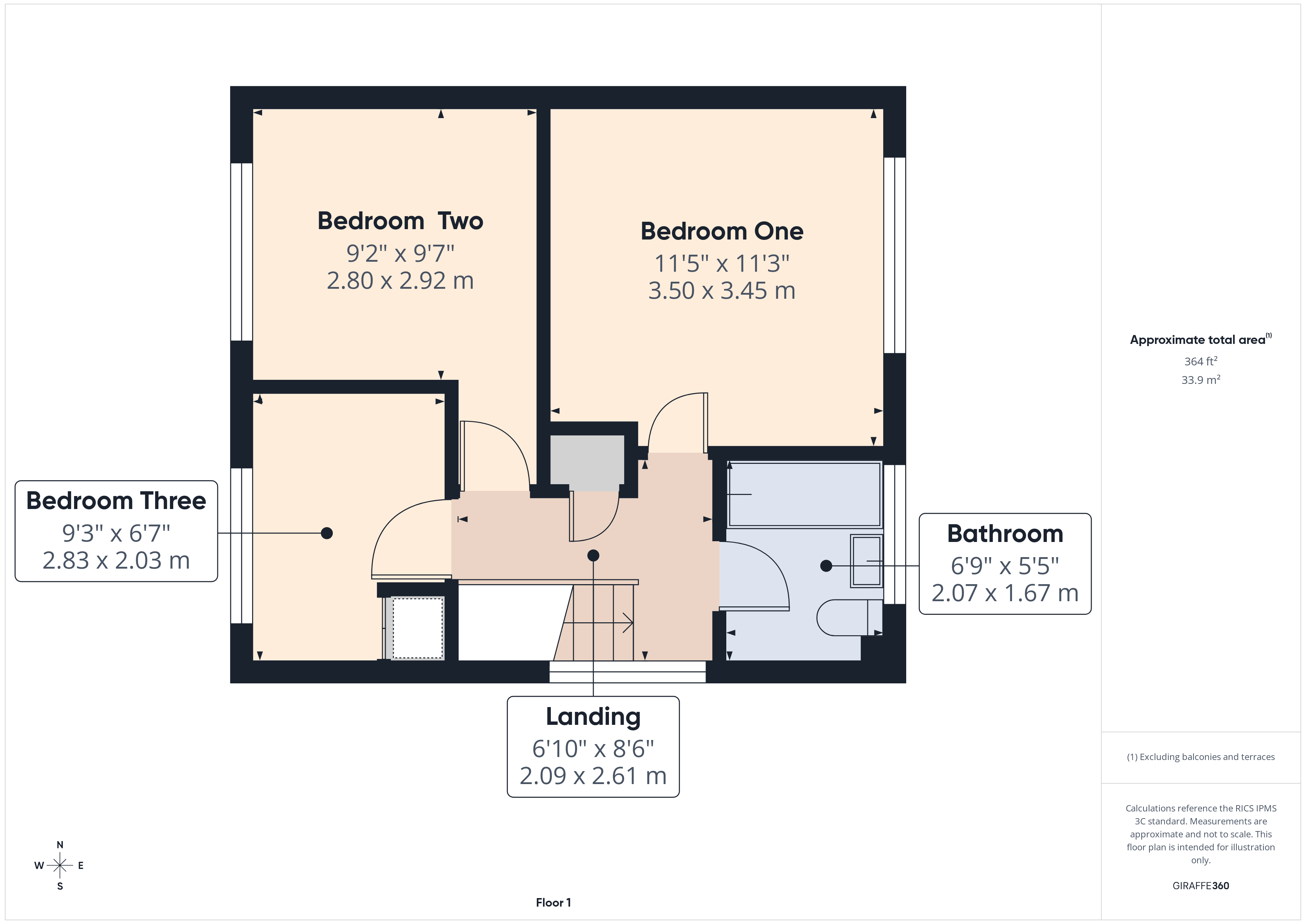 97A Sinfin Avenue, Shelton Lock, Derby DE24 9EY floorplan