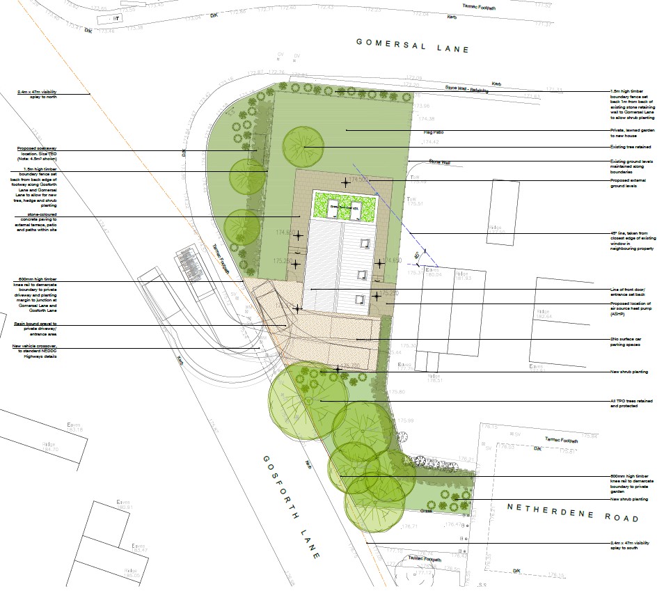Land adjacent to 3 Netherdene Road, Dronfield, Derbyshire S18 1RR