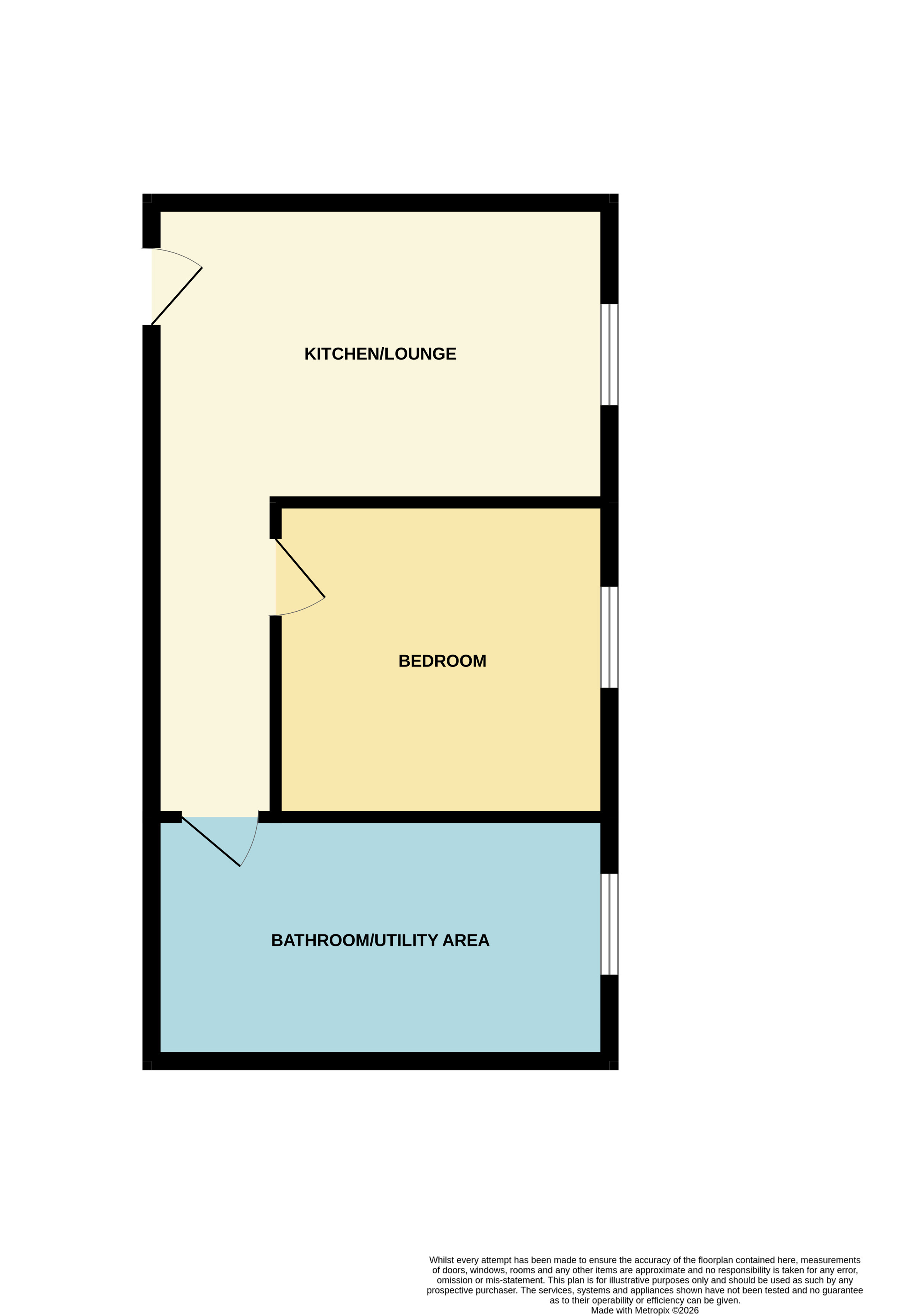 Flats 3 and 4, 157 High Street, Burton-On-Trent, Staffordshire DE14 1JE floorplan