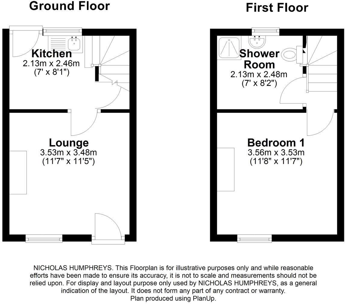 102 Common Road, Church Gresley, Swadlincote, Derbyshire DE11 9NW floorplan