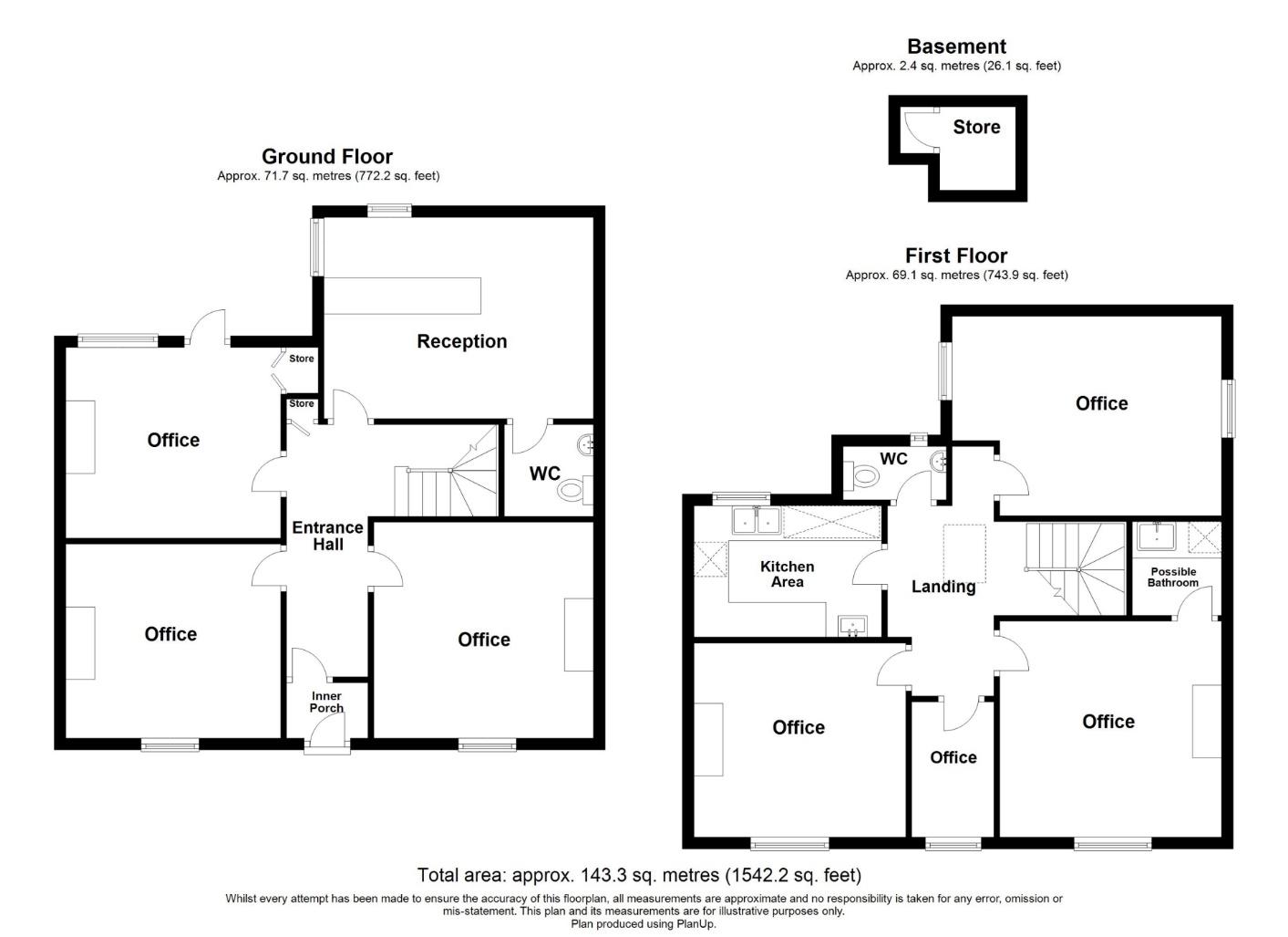 5 Church Street, Alfreton, Derbyshire DE55 7AH floorplan