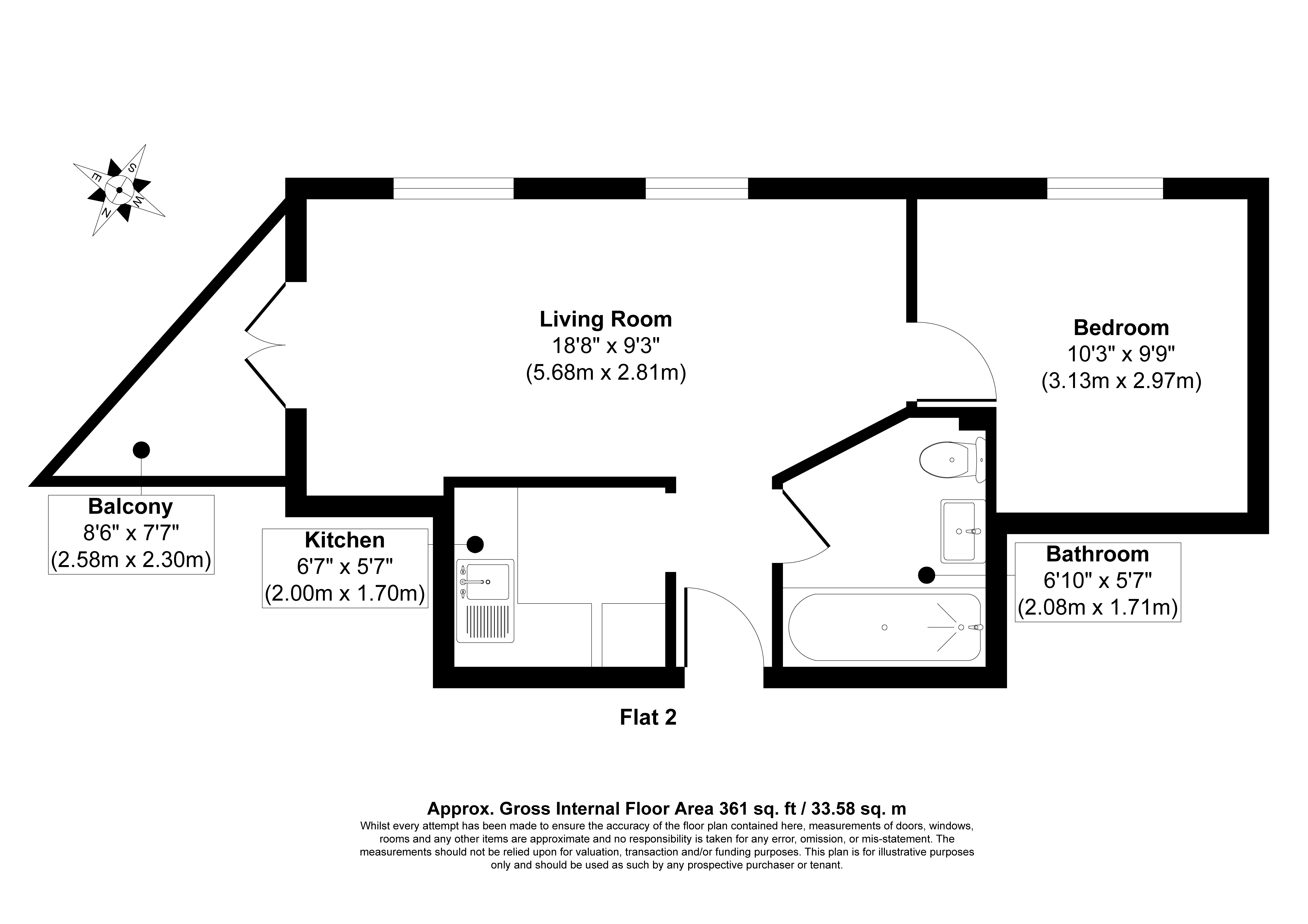Flat E, 28 Upper Clapton Road, Hackney, Greater London E5 8BQ image 2