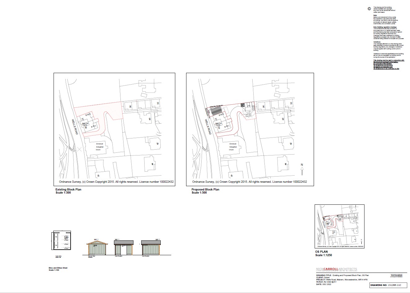 Development Land on the north side of 37 Wells Road, Malvern, Worcestershire WR14 4RJ